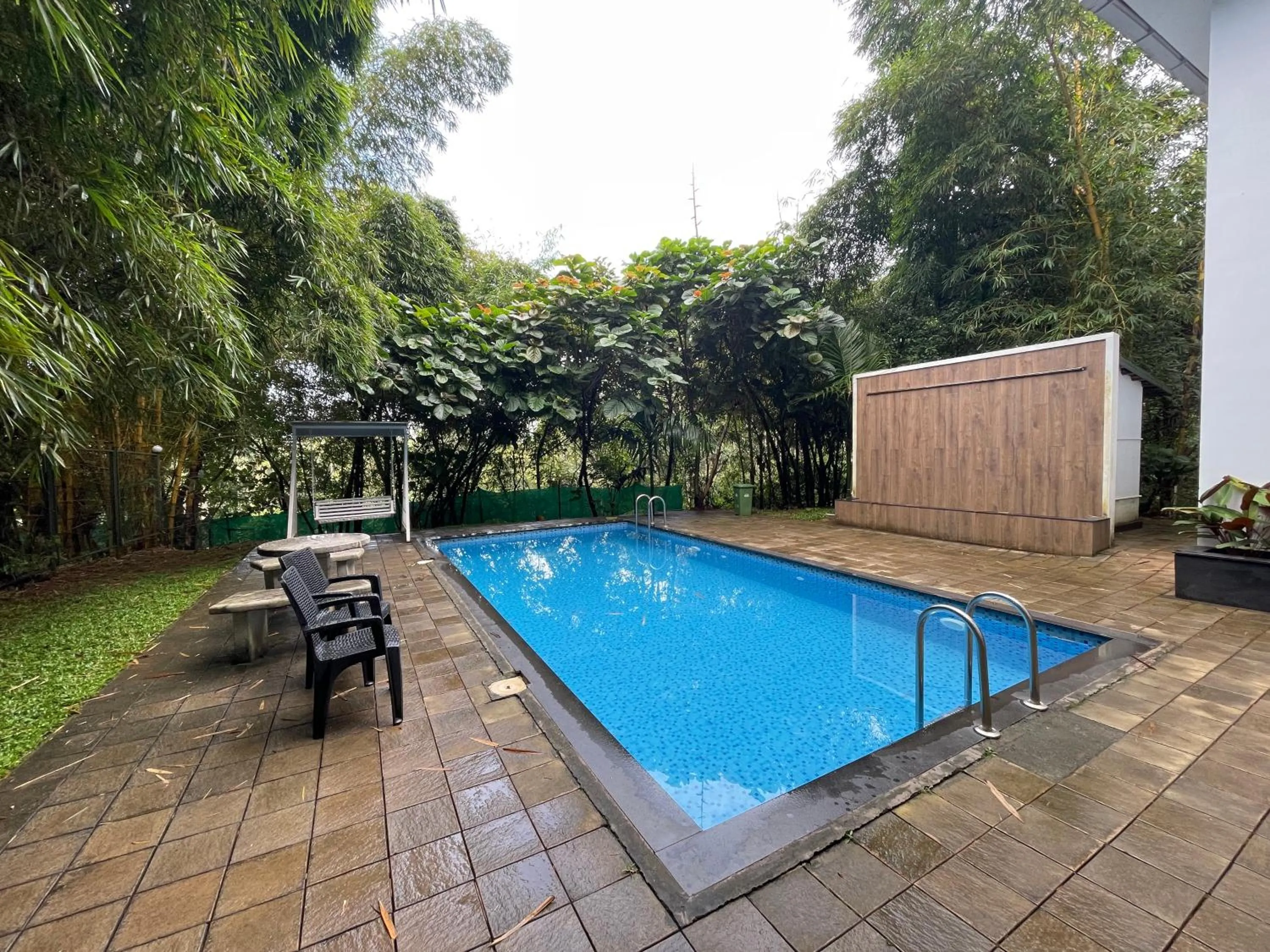 Pool view in Le Eden Premium Wayanad Pool Resort