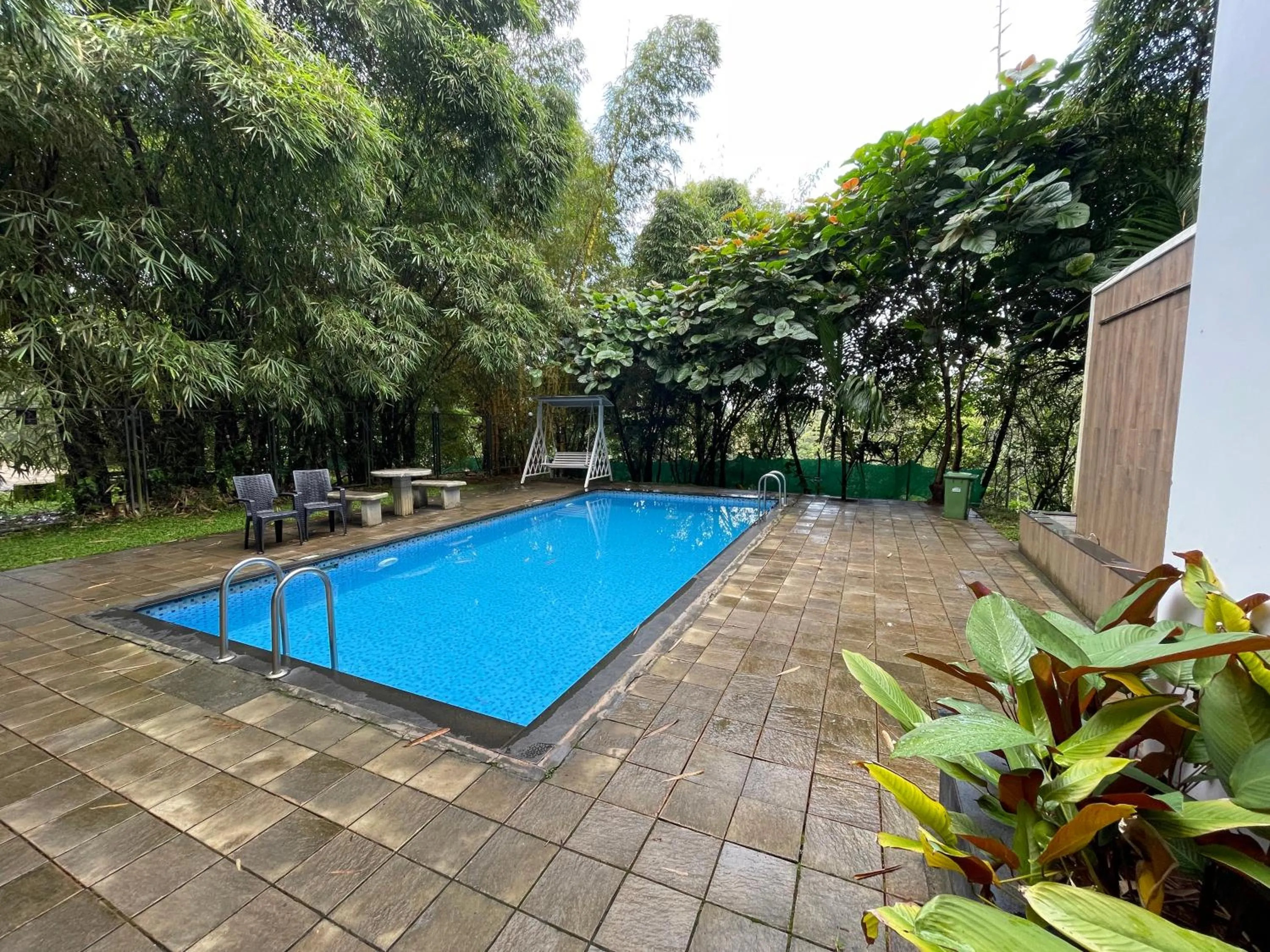 Pool view in Le Eden Premium Wayanad Pool Resort