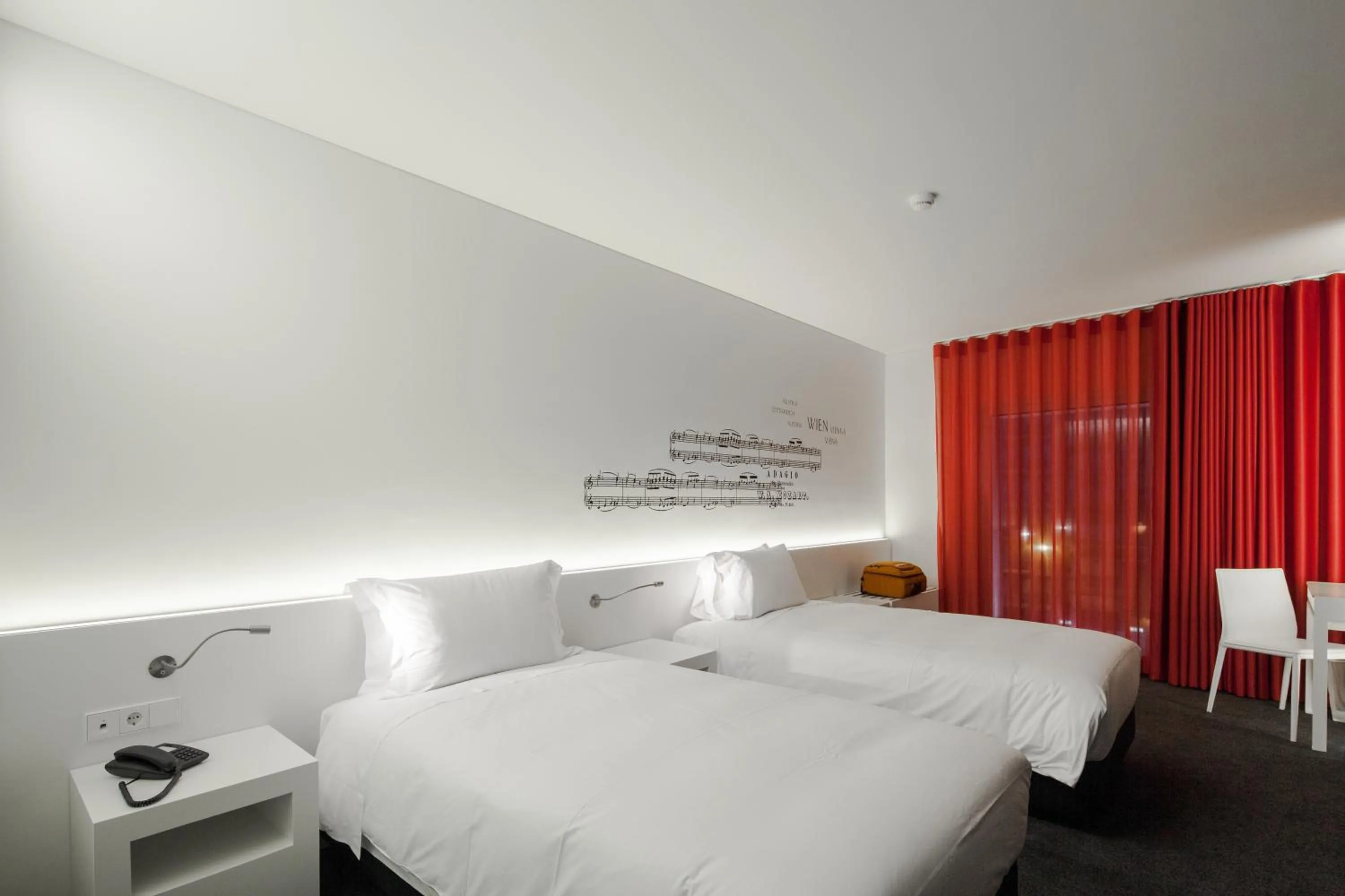 Bed in Hotel 3K Europa