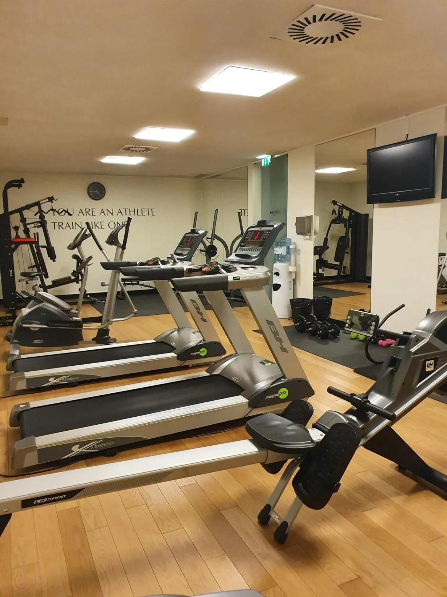 Fitness centre/facilities in Hotel 3K Europa
