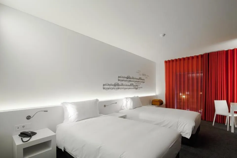 Bed in Hotel 3K Europa