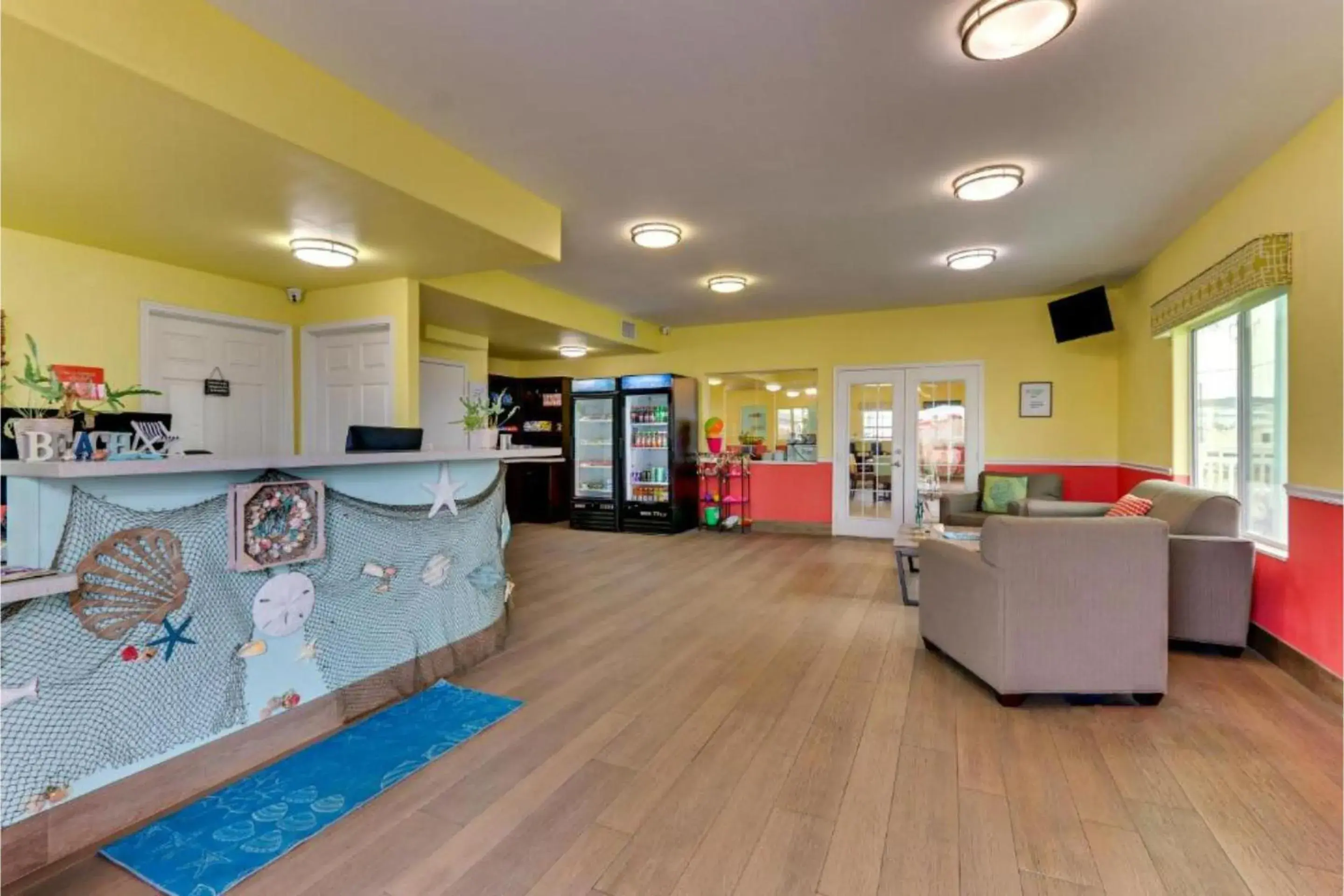 Lobby or reception in The Island Hotel Near Beach Port Aransas Lobby or reception in The Island Hotel Near Beach Port Aransas