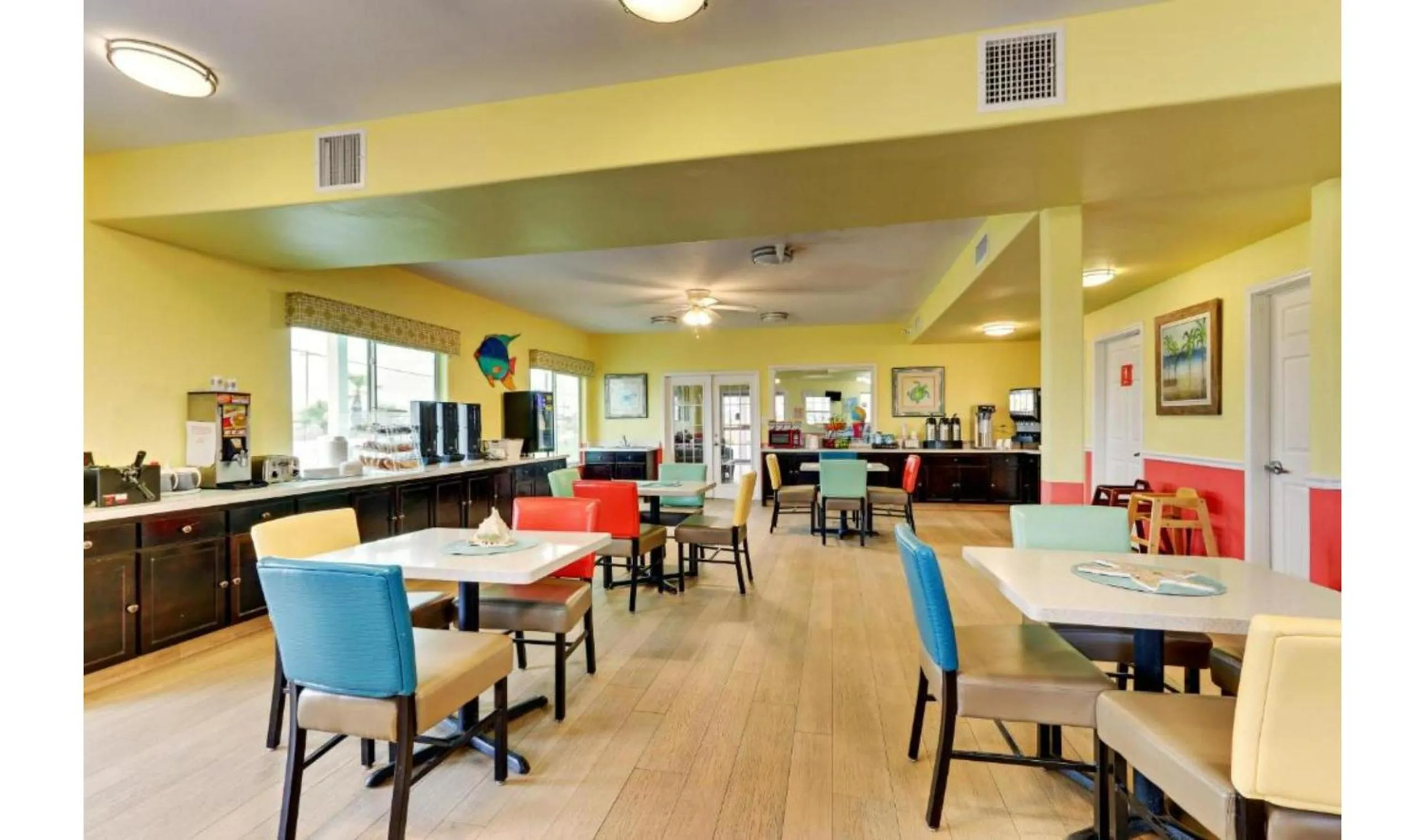 Breakfast in The Island Hotel Near Beach Port Aransas