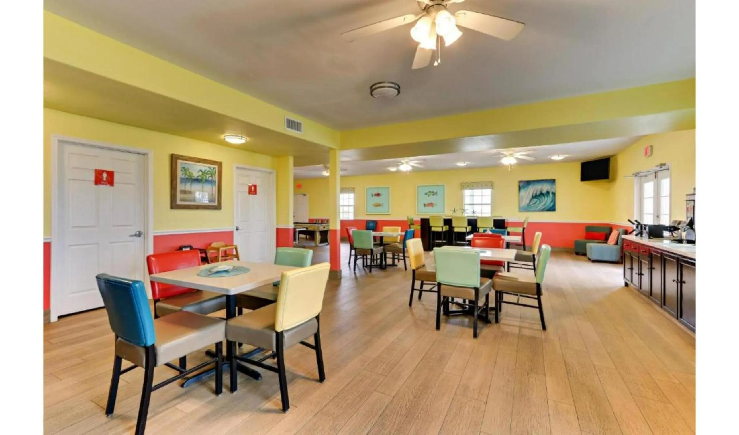 Breakfast in The Island Hotel Near Beach Port Aransas