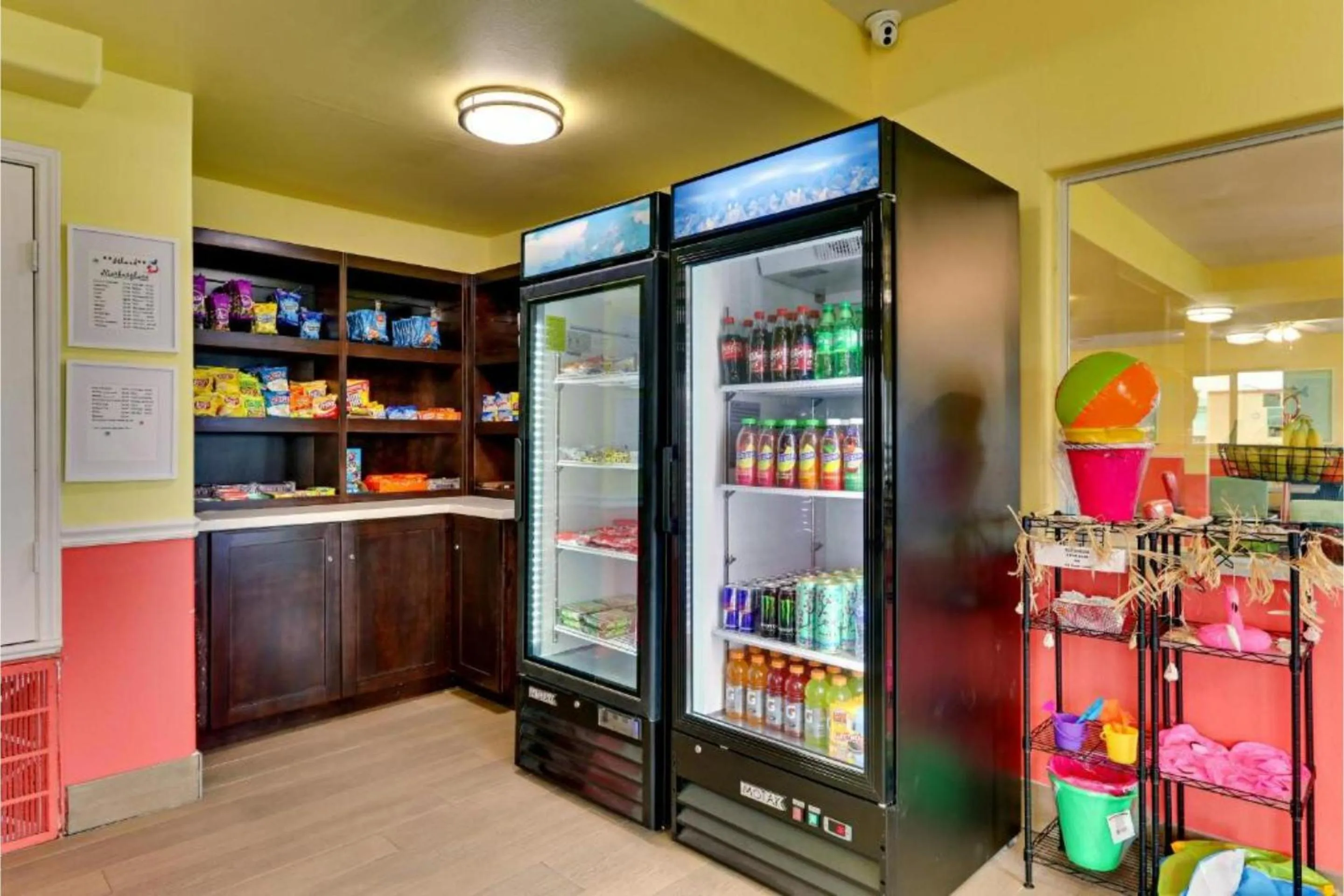 vending machine in The Island Hotel Near Beach Port Aransas