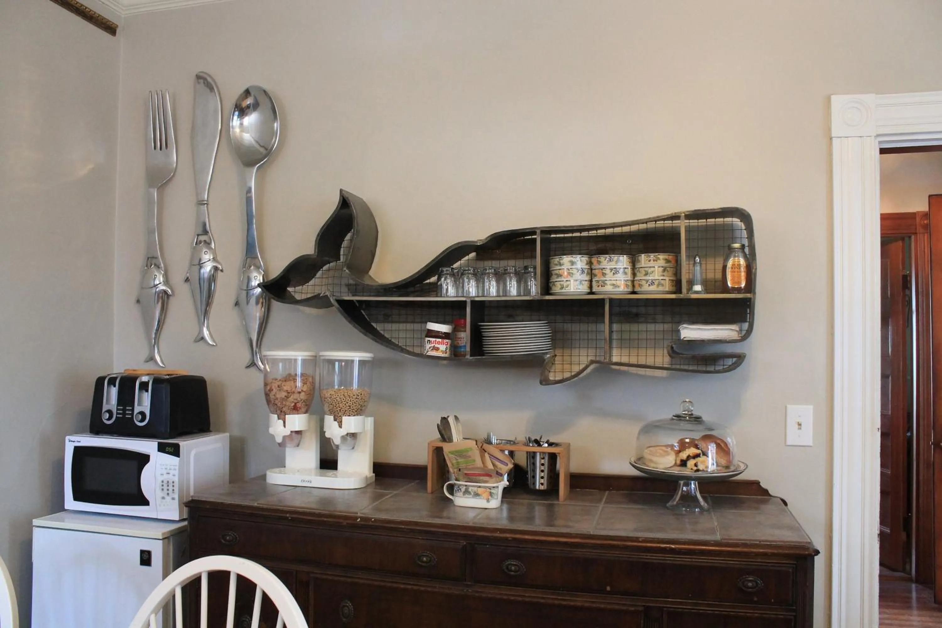 Communal kitchen in The John Randall House
