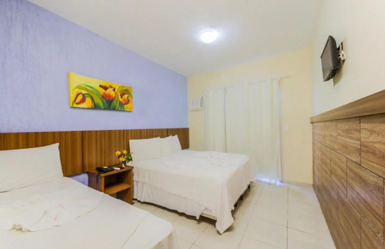 Bed in Garça Branca Praia Hotel