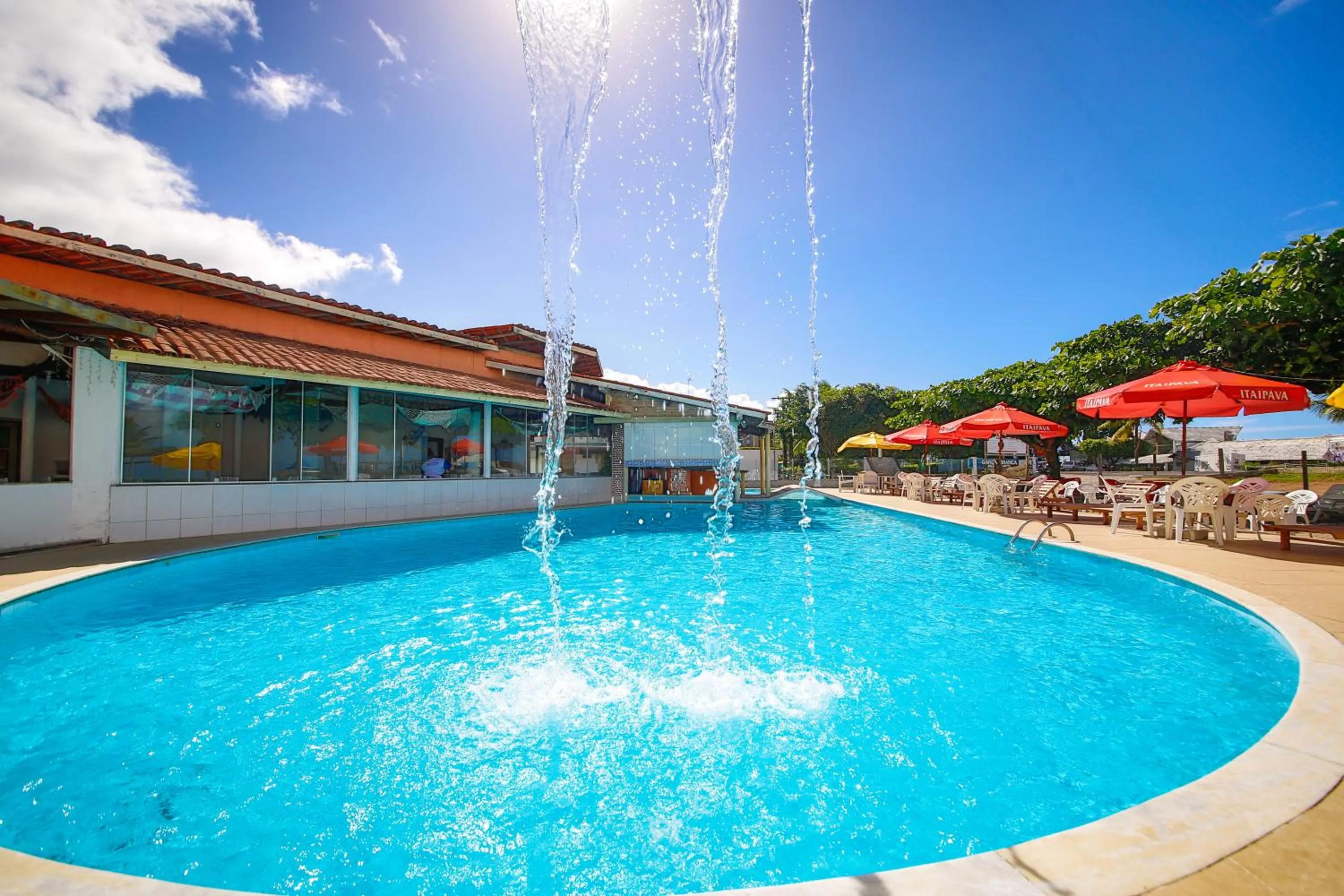 Property building in Garça Branca Praia Hotel
