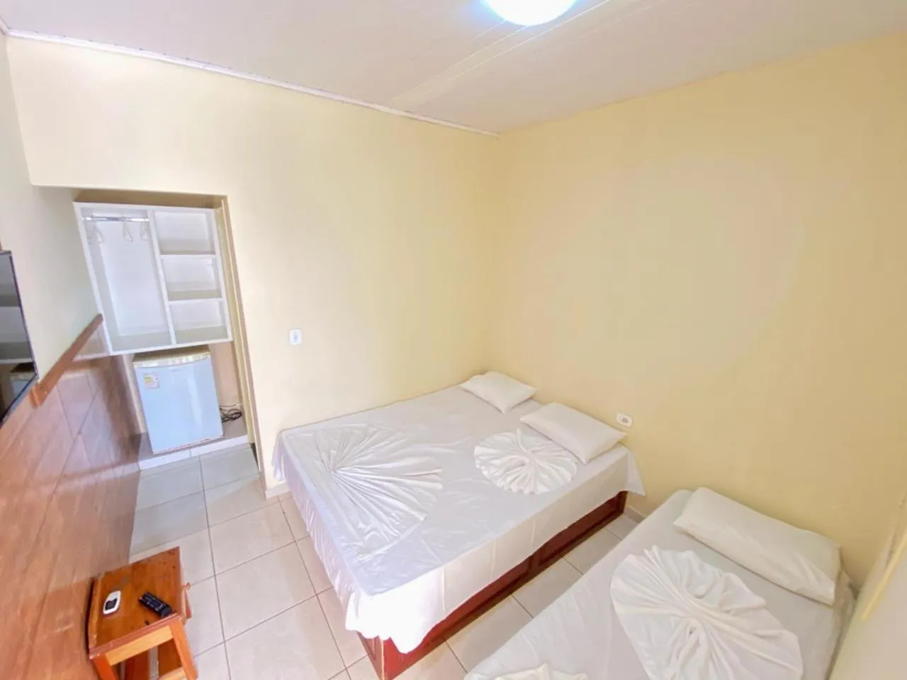 Bed in Garça Branca Praia Hotel