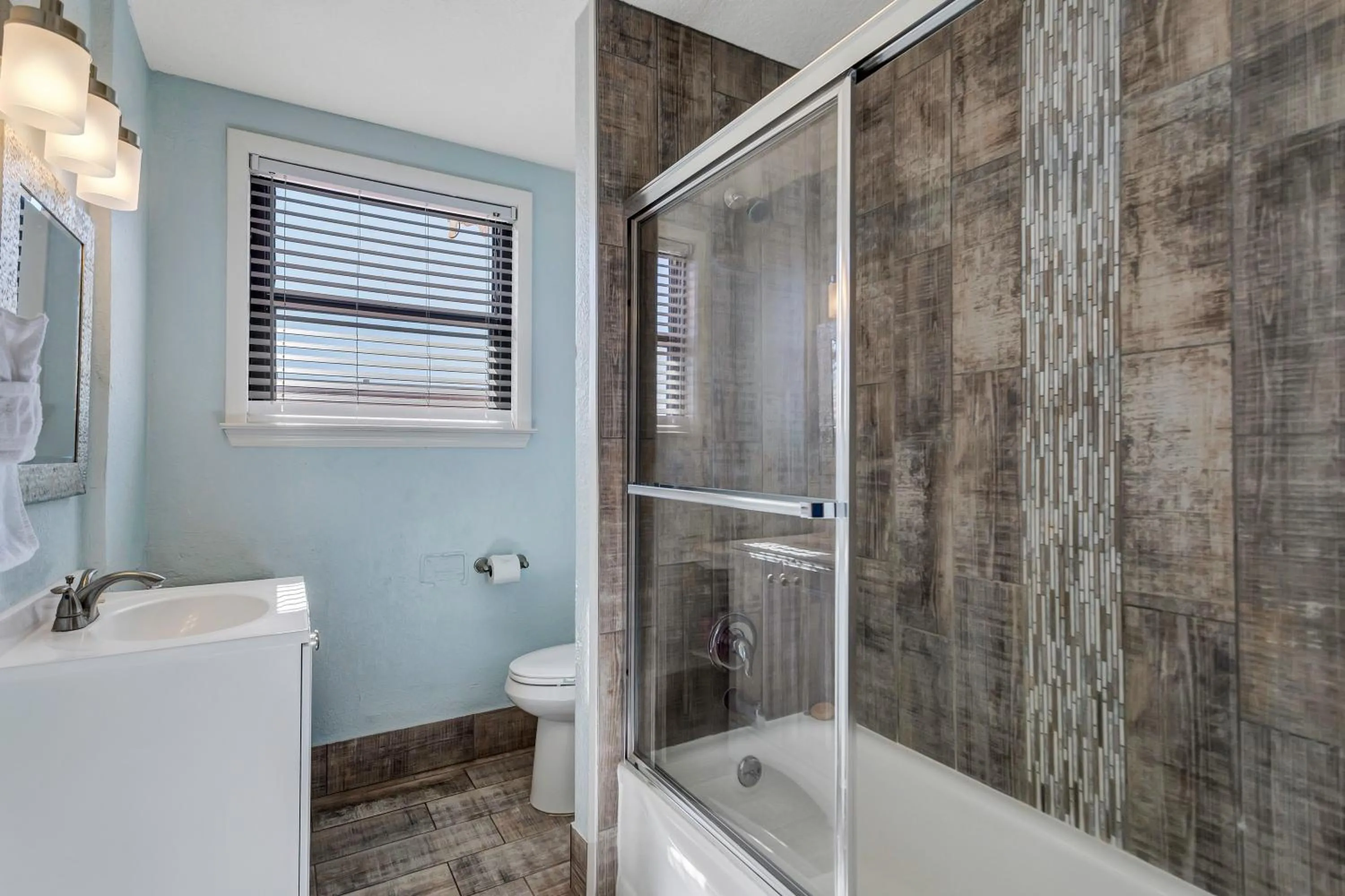Bathroom in Gulf Winds Resort by Travel Resort Services