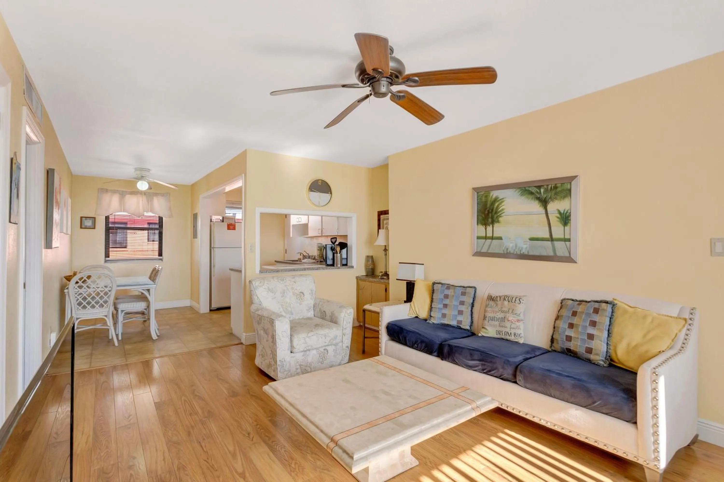 Living room in Gulf Winds Resort by Travel Resort Services