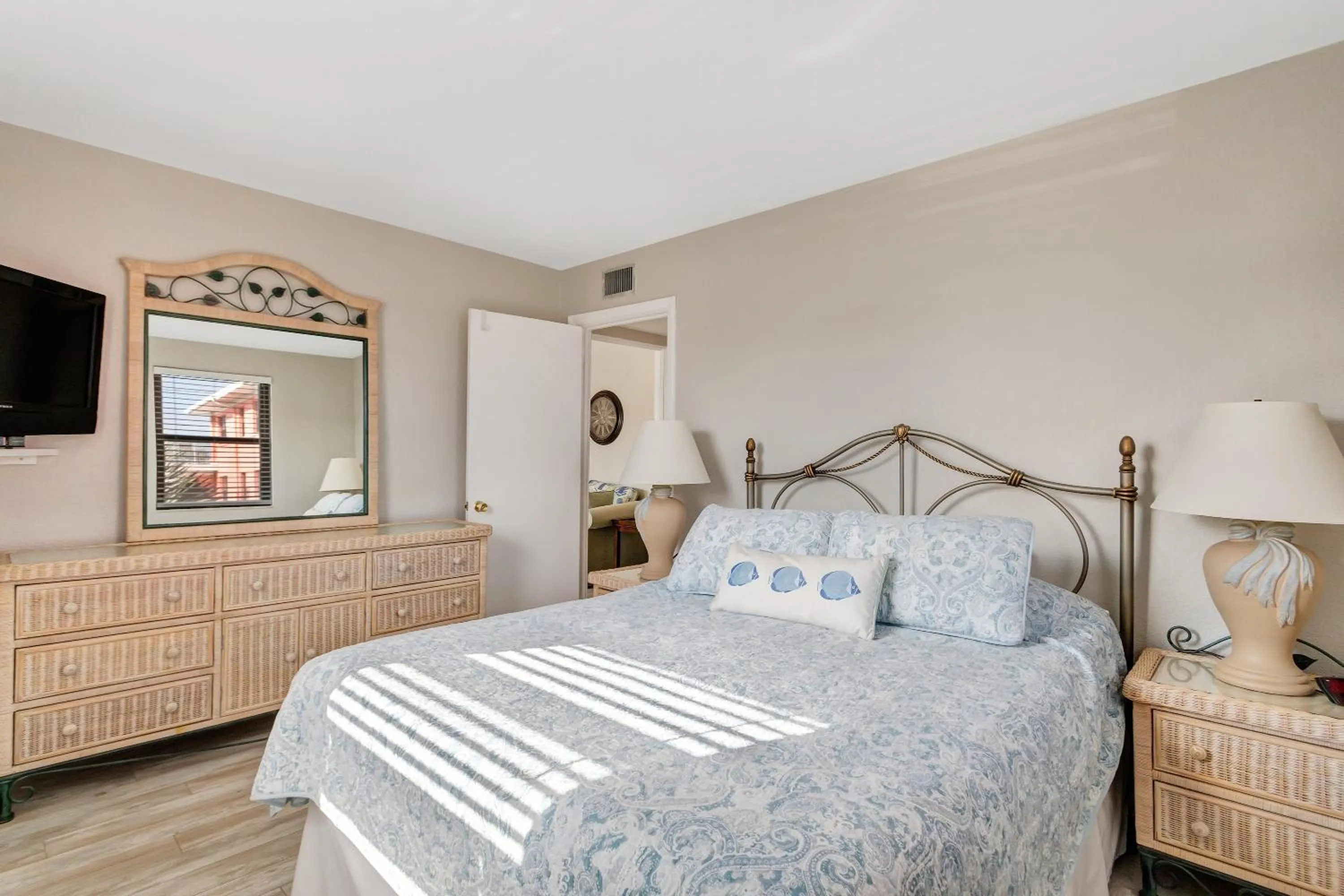 Bedroom in Gulf Winds Resort by Travel Resort Services