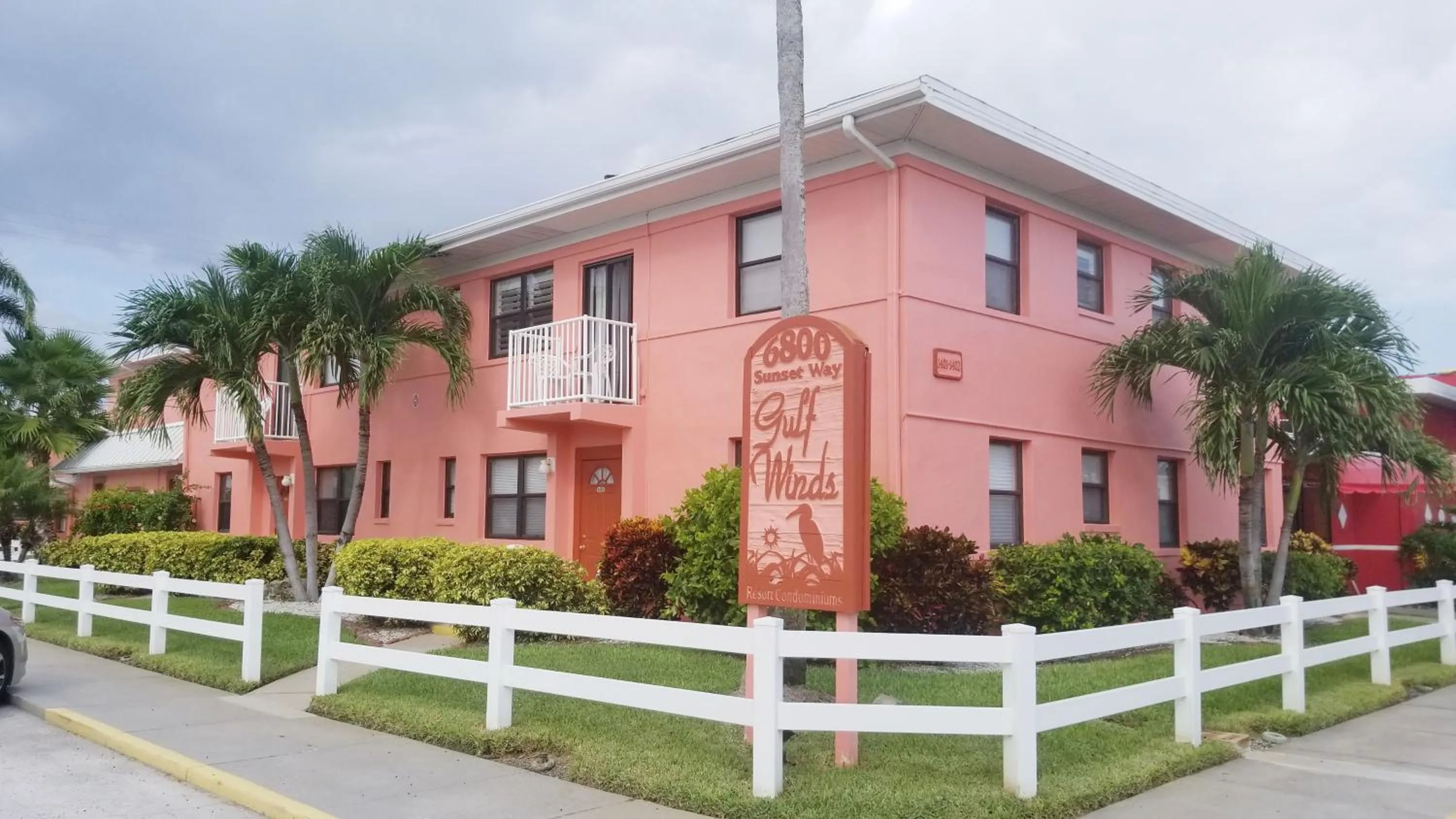 Facade/entrance in Gulf Winds Resort by Travel Resort Services