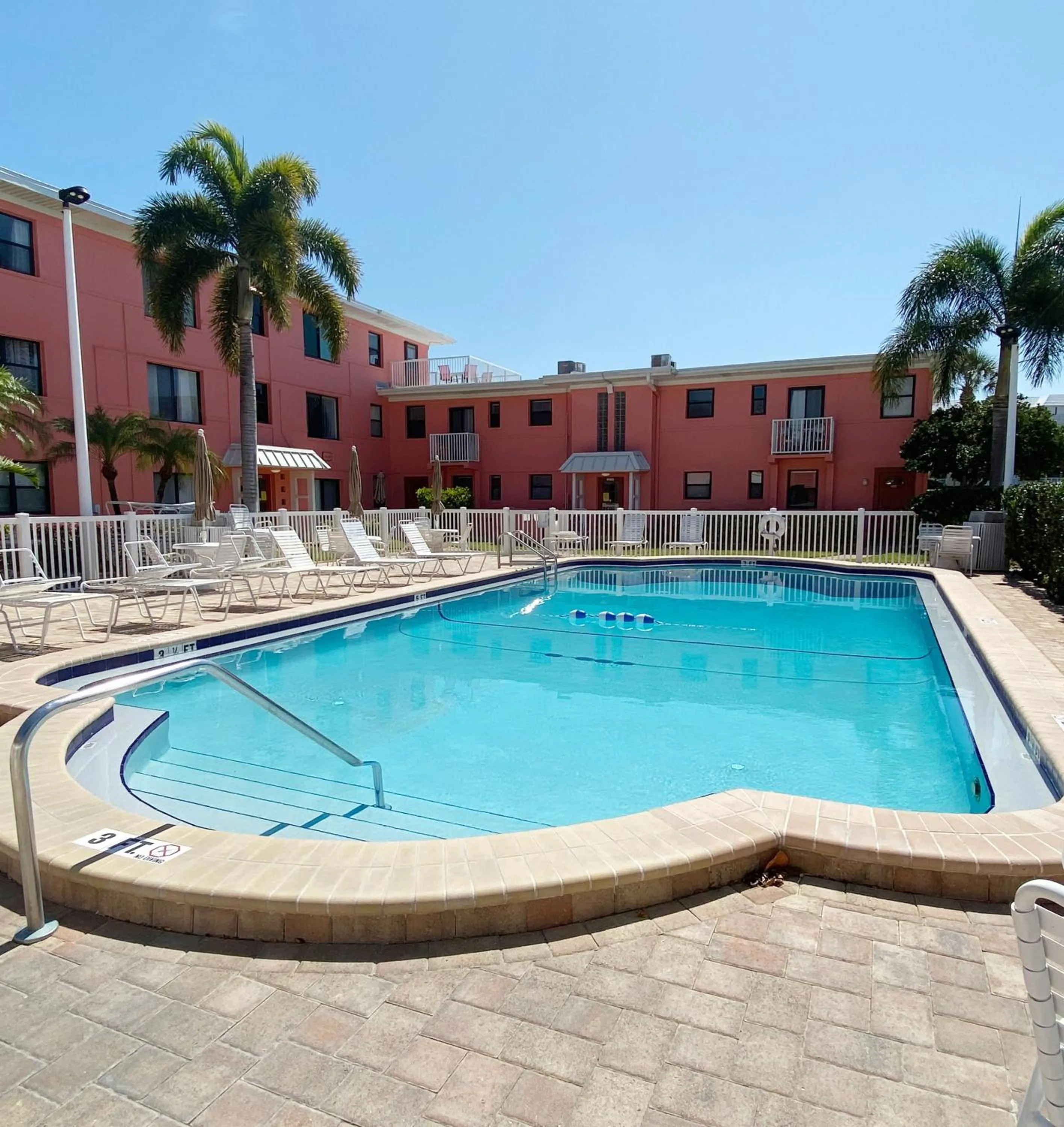 Pool view in Gulf Winds Resort by Travel Resort Services