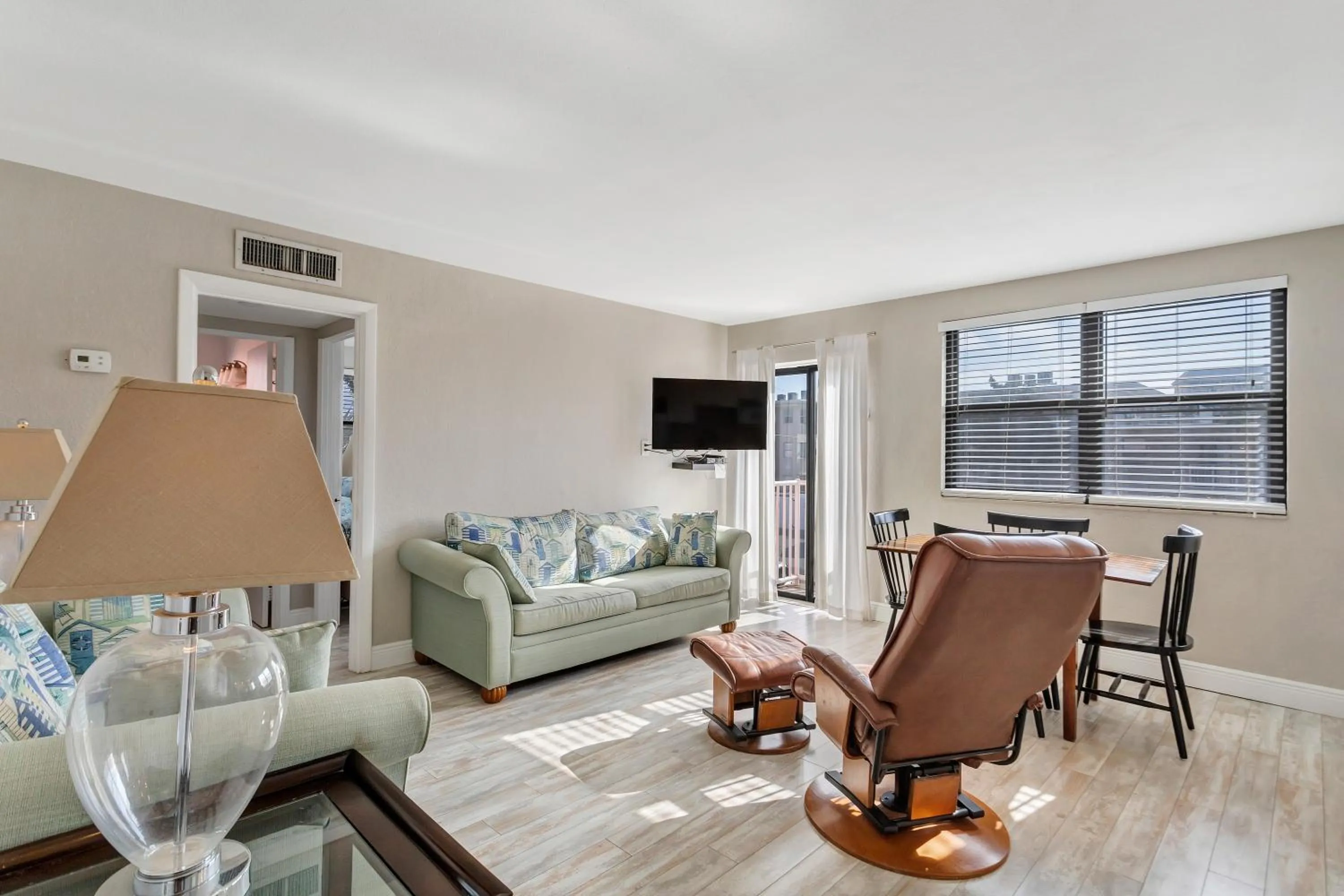 Living room in Gulf Winds Resort by Travel Resort Services