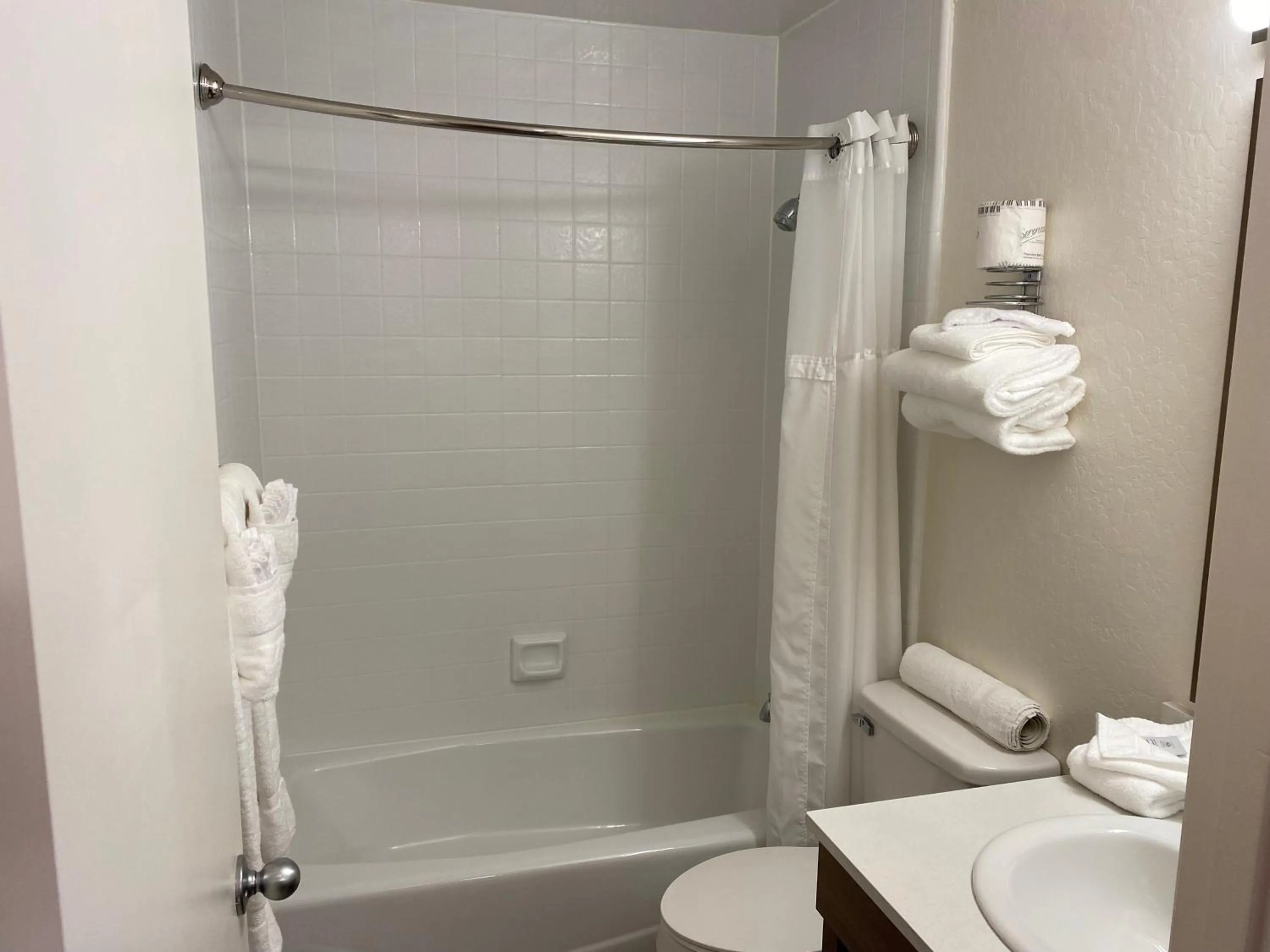 Shower in Crown Motel