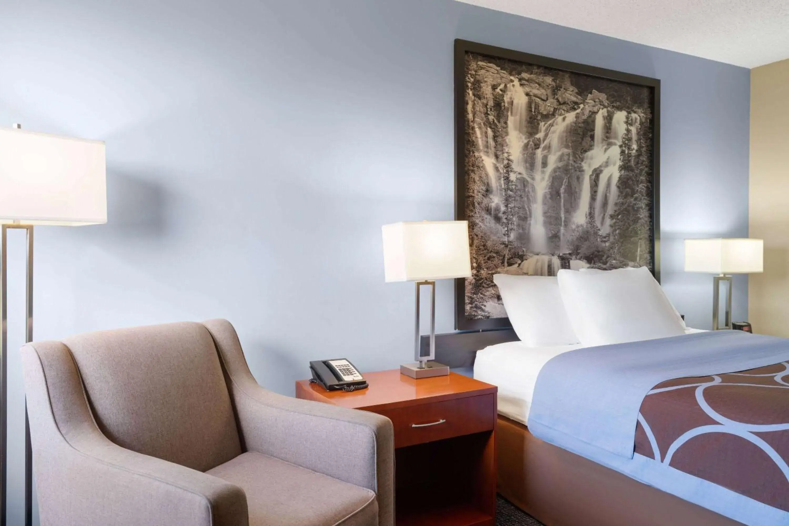 Photo of the whole room, Bed in Super 8 by Wyndham Sherwood Park/Edmonton Area Photo of the whole room, Bed in Super 8 by Wyndham Sherwood Park/Edmonton Area