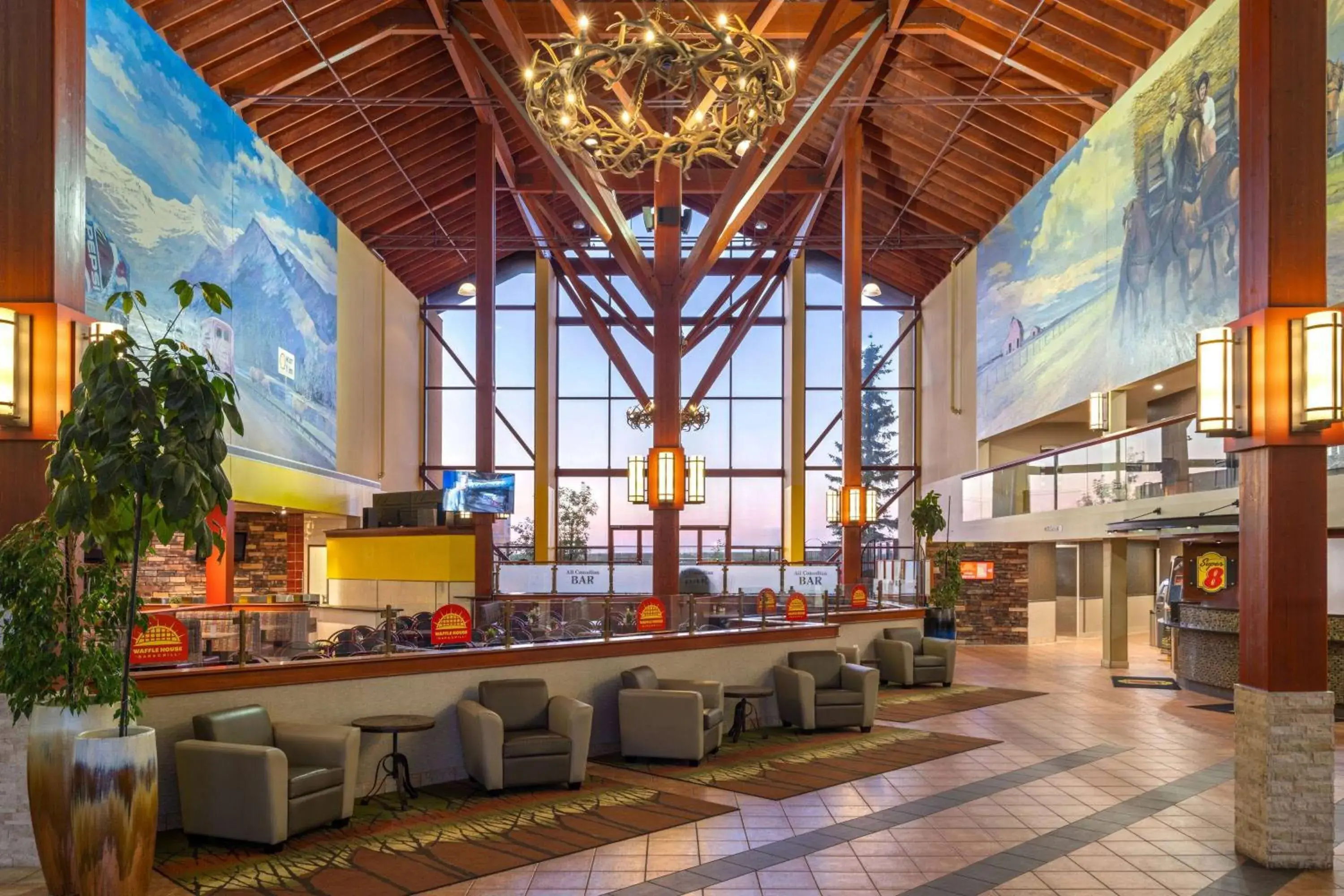 Lobby or reception in Super 8 by Wyndham Sherwood Park/Edmonton Area Lobby or reception in Super 8 by Wyndham Sherwood Park/Edmonton Area