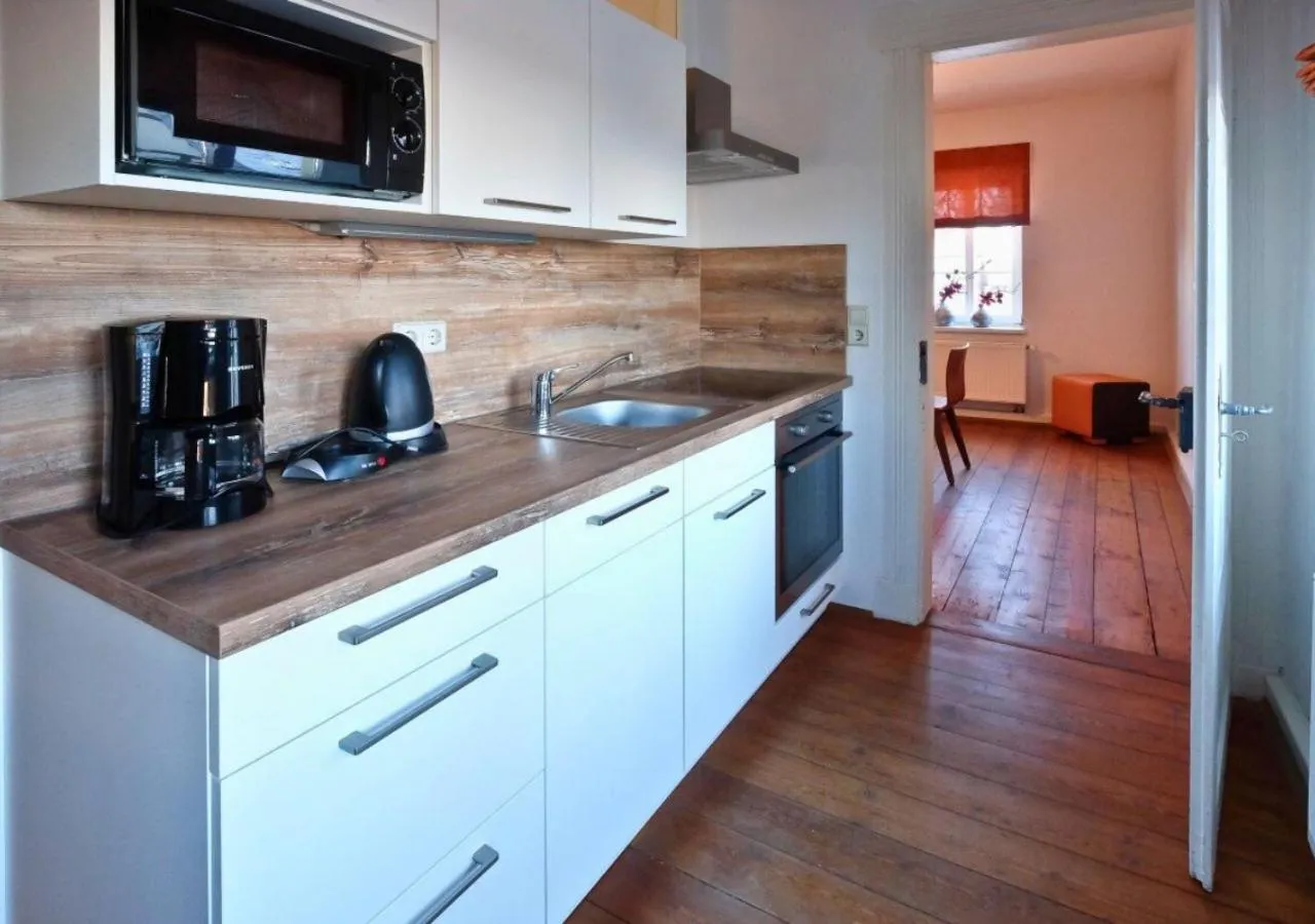 Kitchen or kitchenette in Resort Schloss Auerstedt