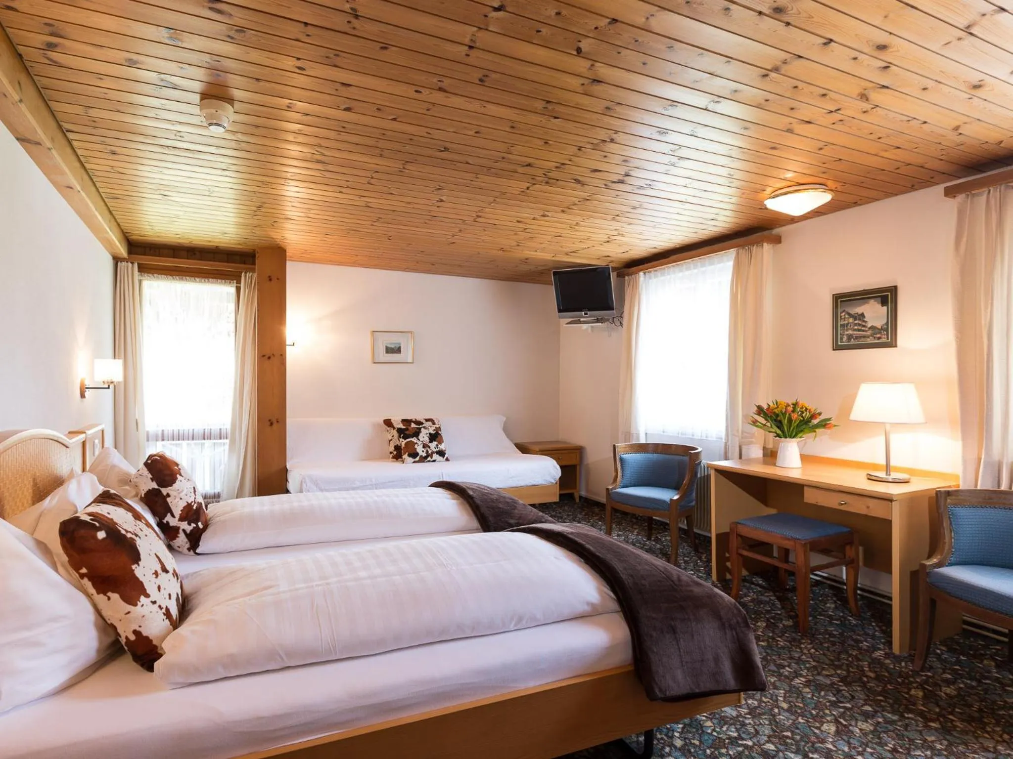 Bed in Hotel Oberland