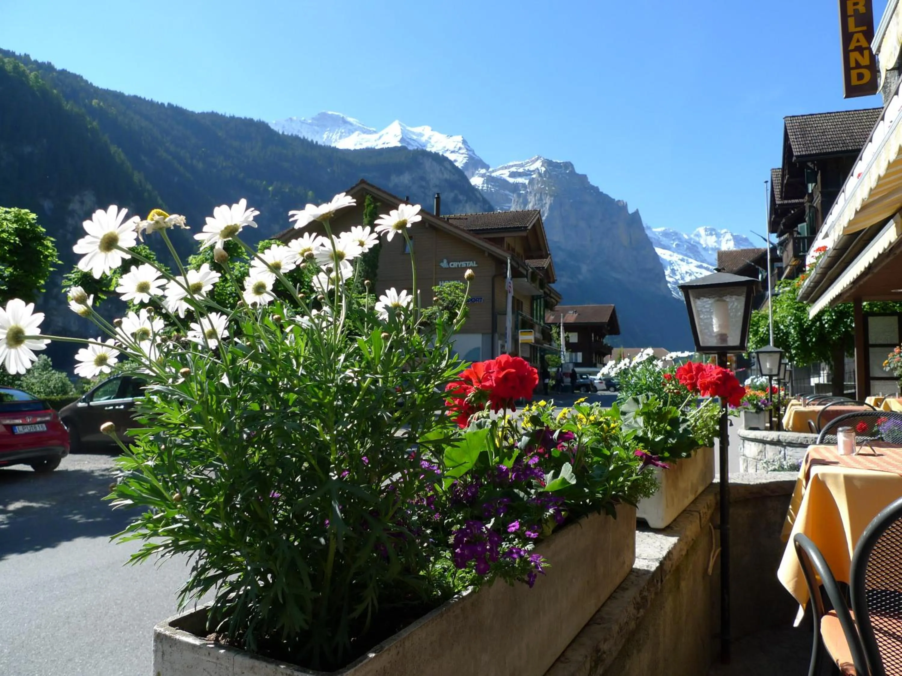 Balcony/Terrace in Hotel Oberland