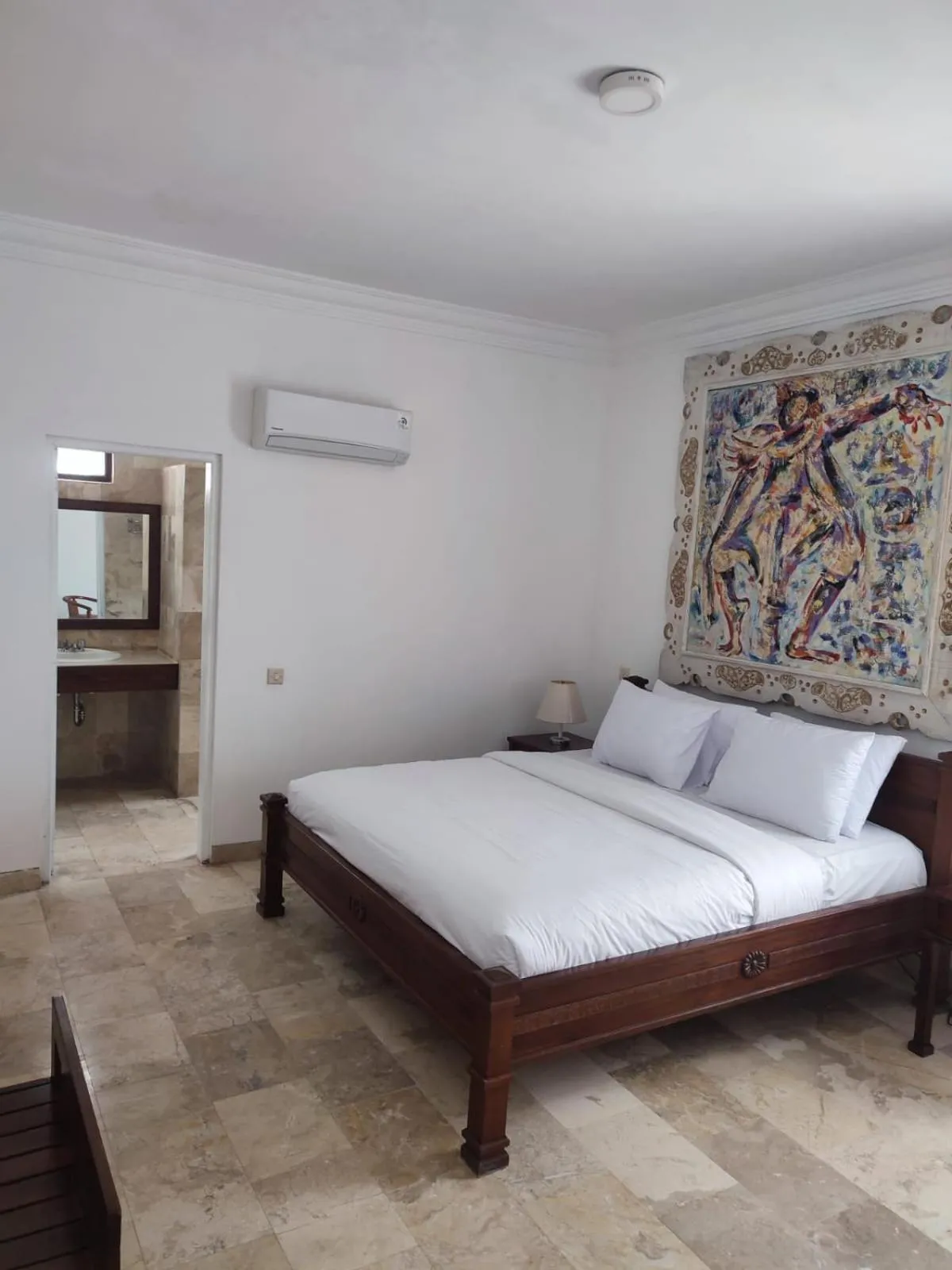 Deluxe Double Room with Garden View in Sari Bunga Hotel Legian Kuta Bali