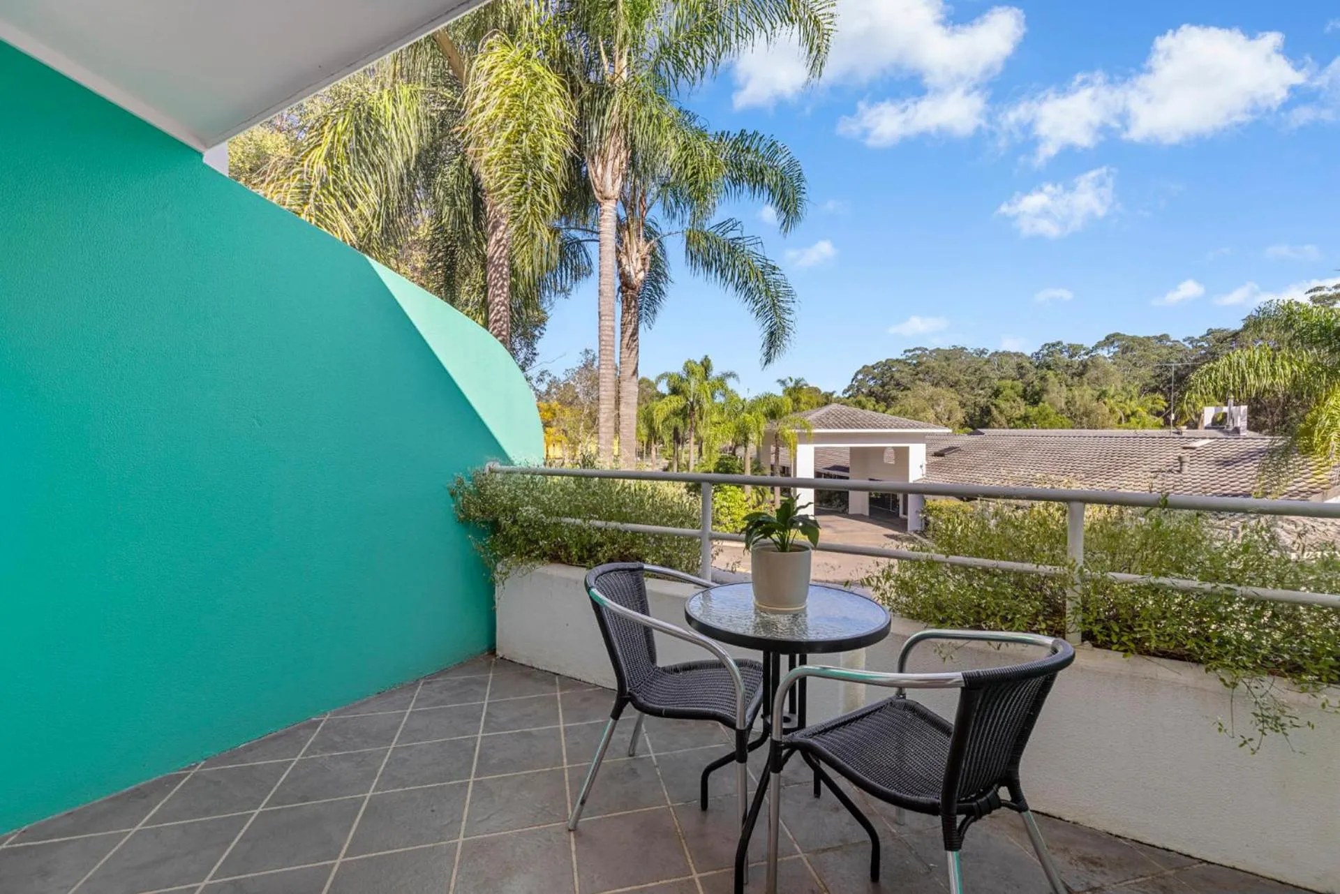 Balcony/Terrace in The Cubana Resort Nambucca Heads