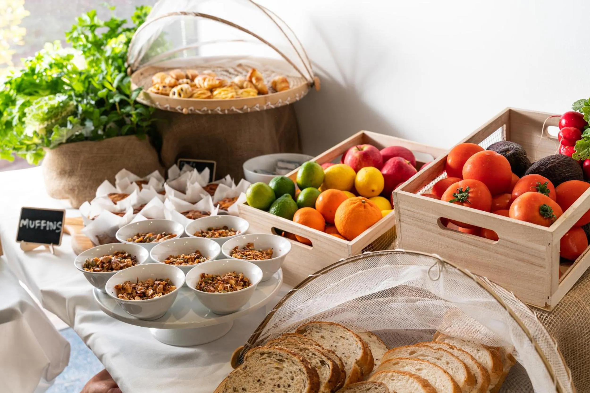 Continental breakfast in The Cubana Resort Nambucca Heads