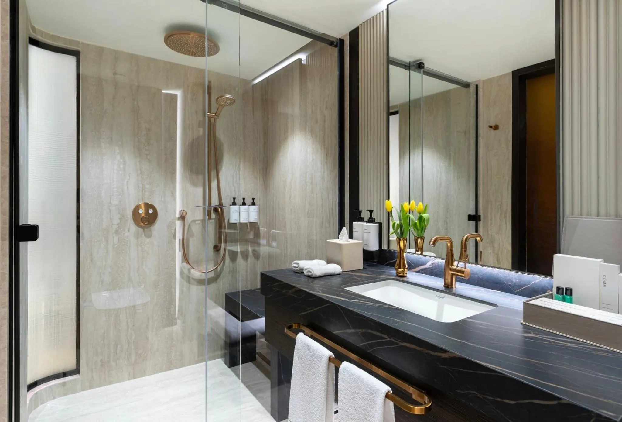 Bathroom in InterContinental Istanbul by IHG