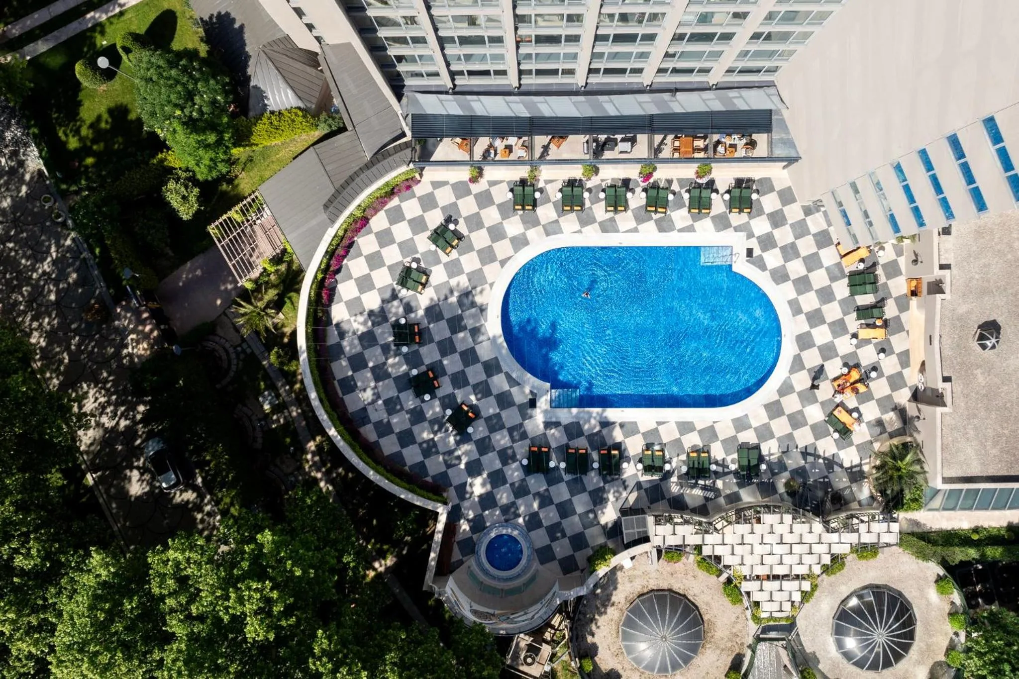 Swimming pool in InterContinental Istanbul by IHG
