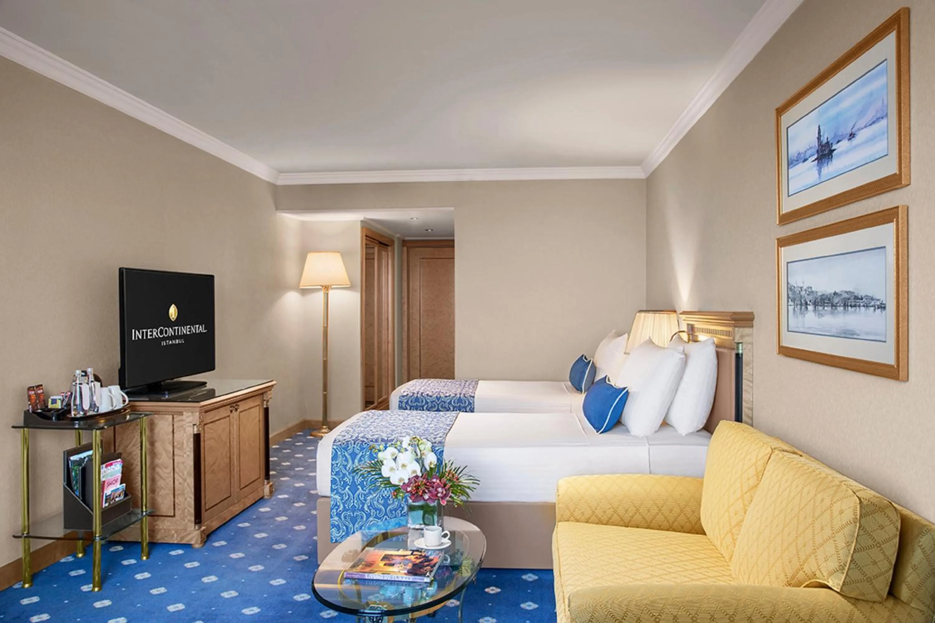 Bed in InterContinental Istanbul by IHG