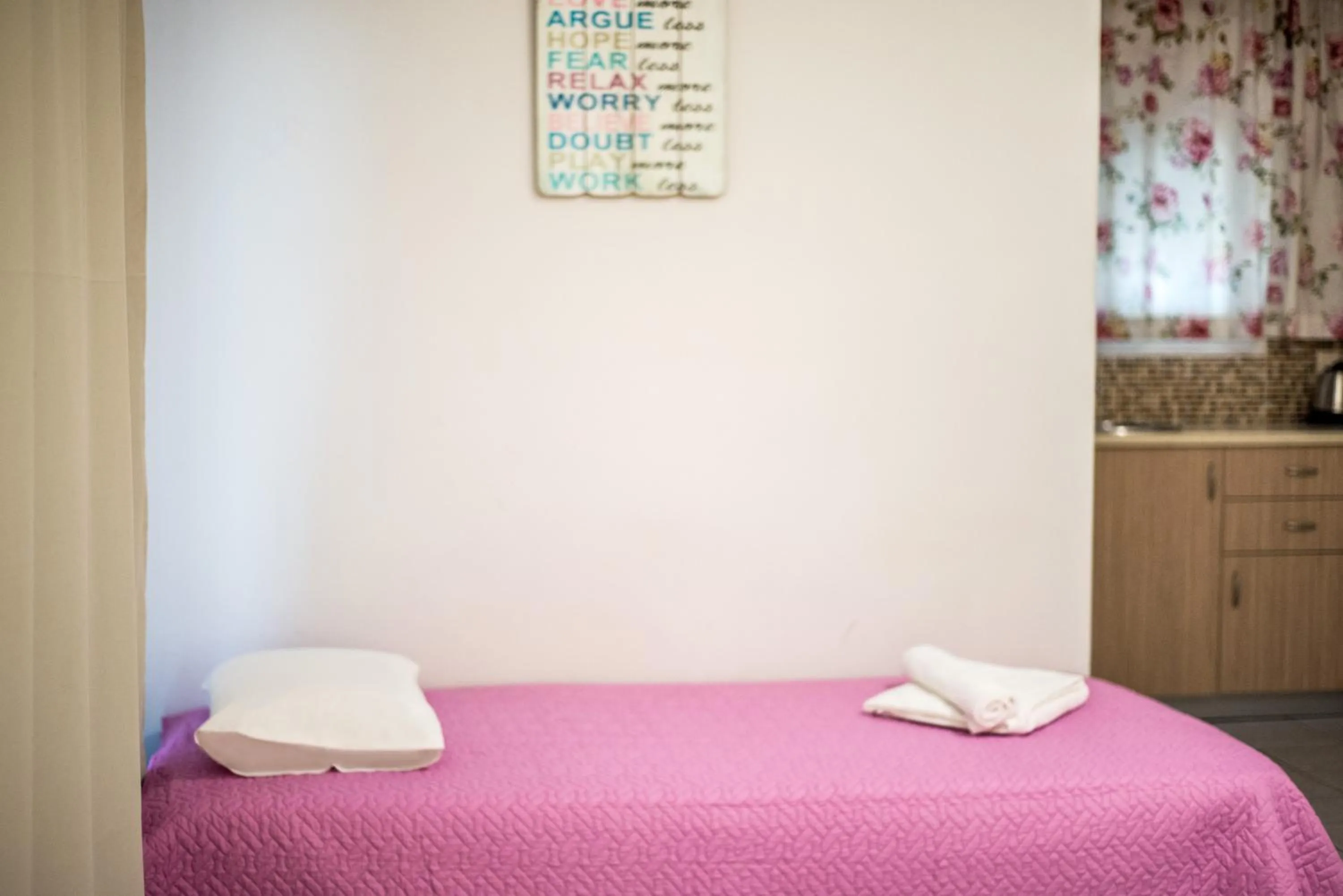 Bed in Stefania Studios by Estia