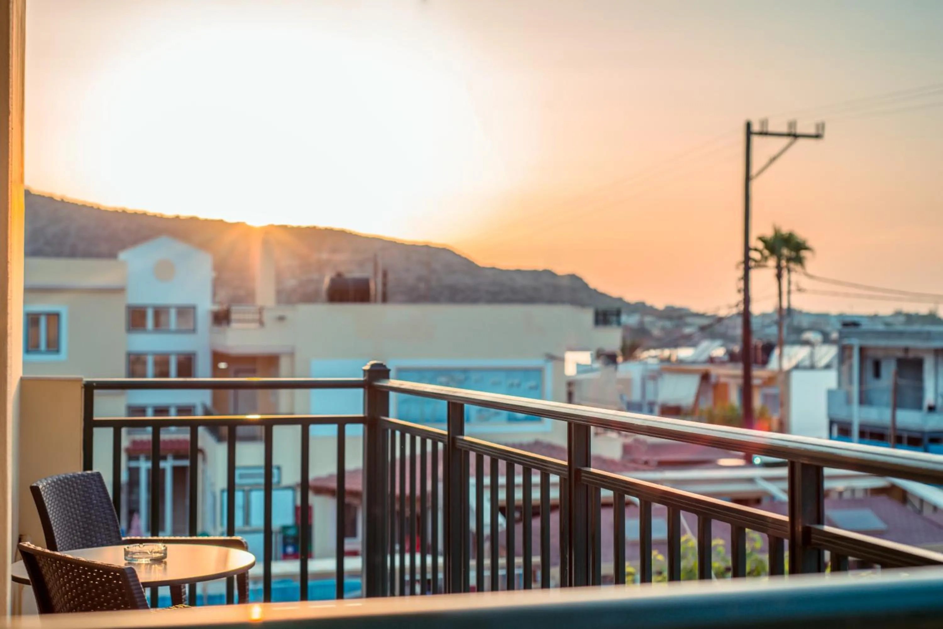 Balcony/Terrace in Stefania Studios by Estia