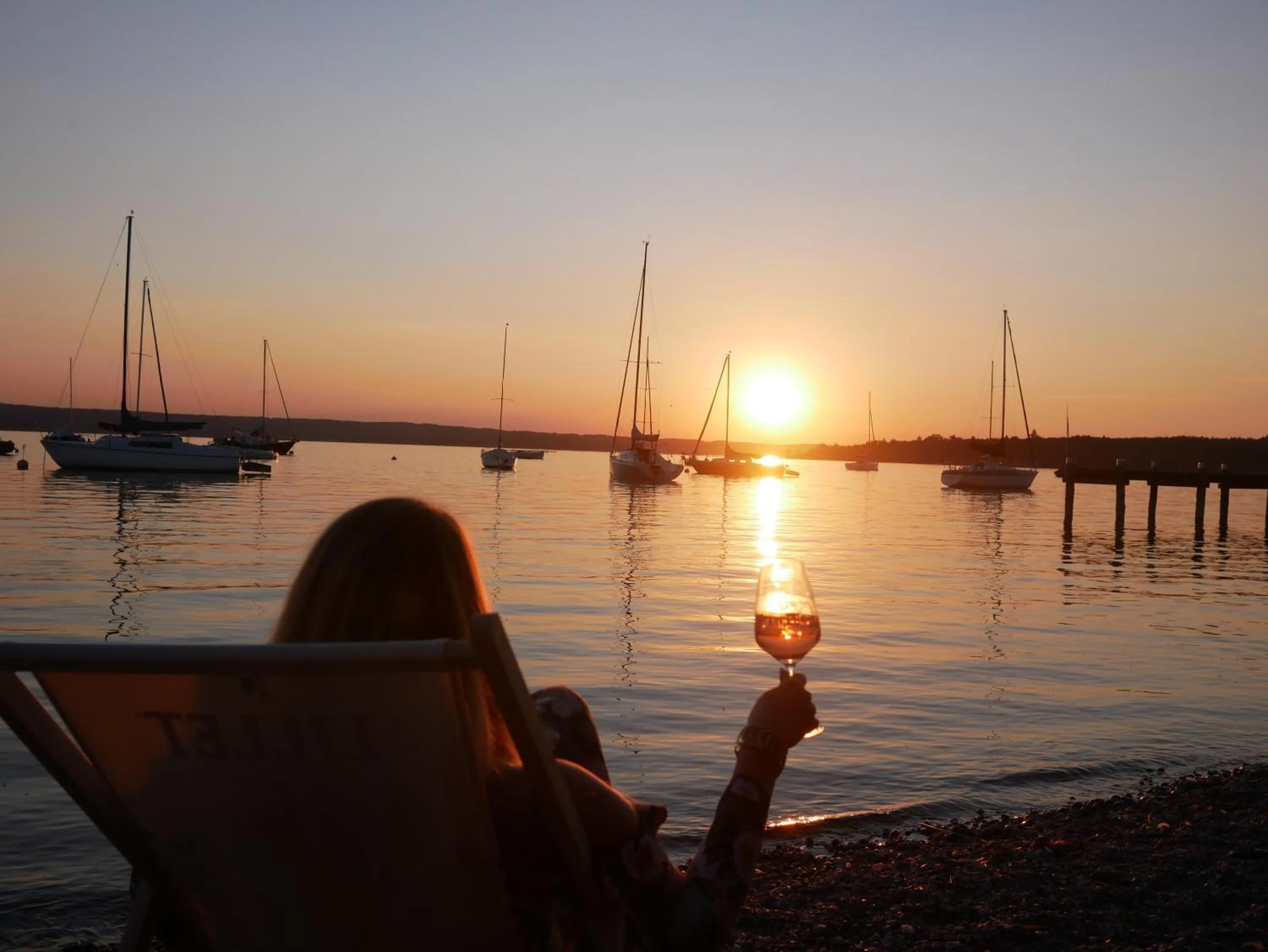 Beach in Ammersee-Hotel