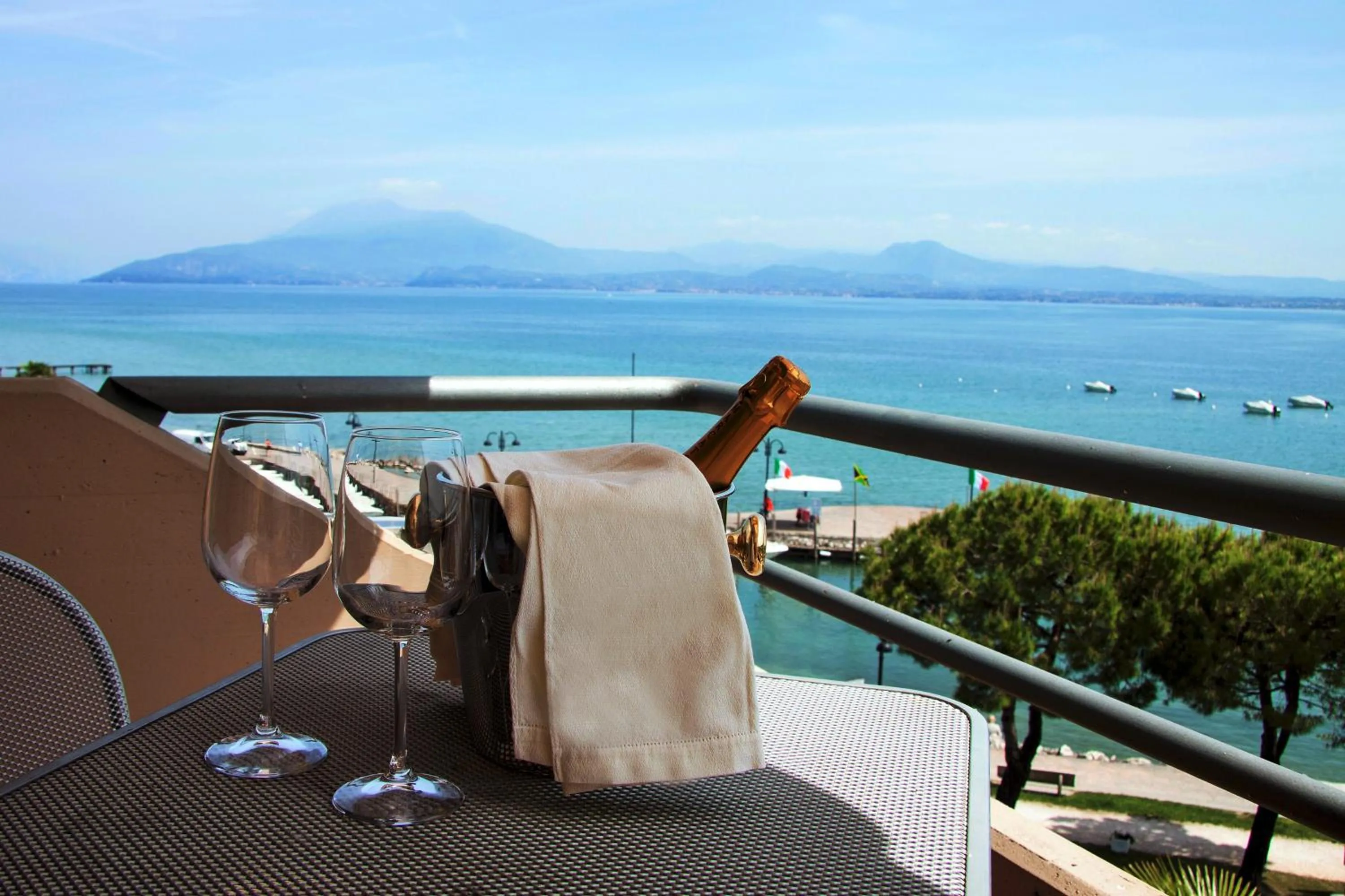 Lake view in Hotel Ca' Serena