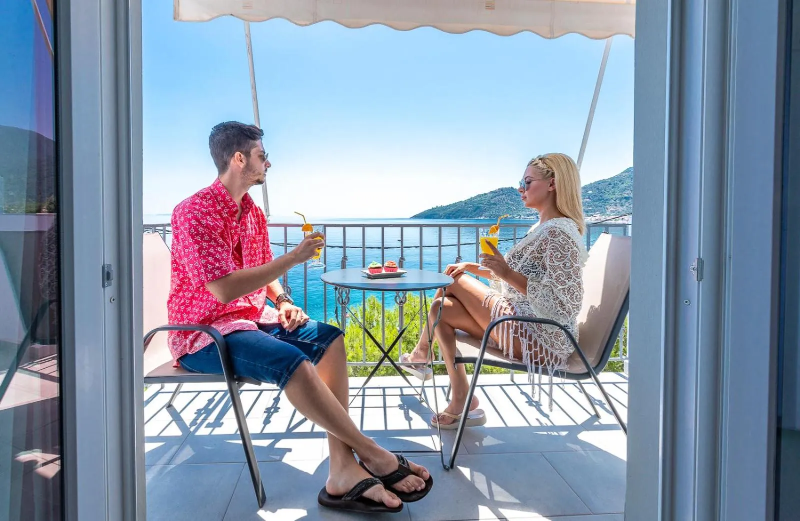 Balcony/Terrace in Paraskevas Boutique Hotel