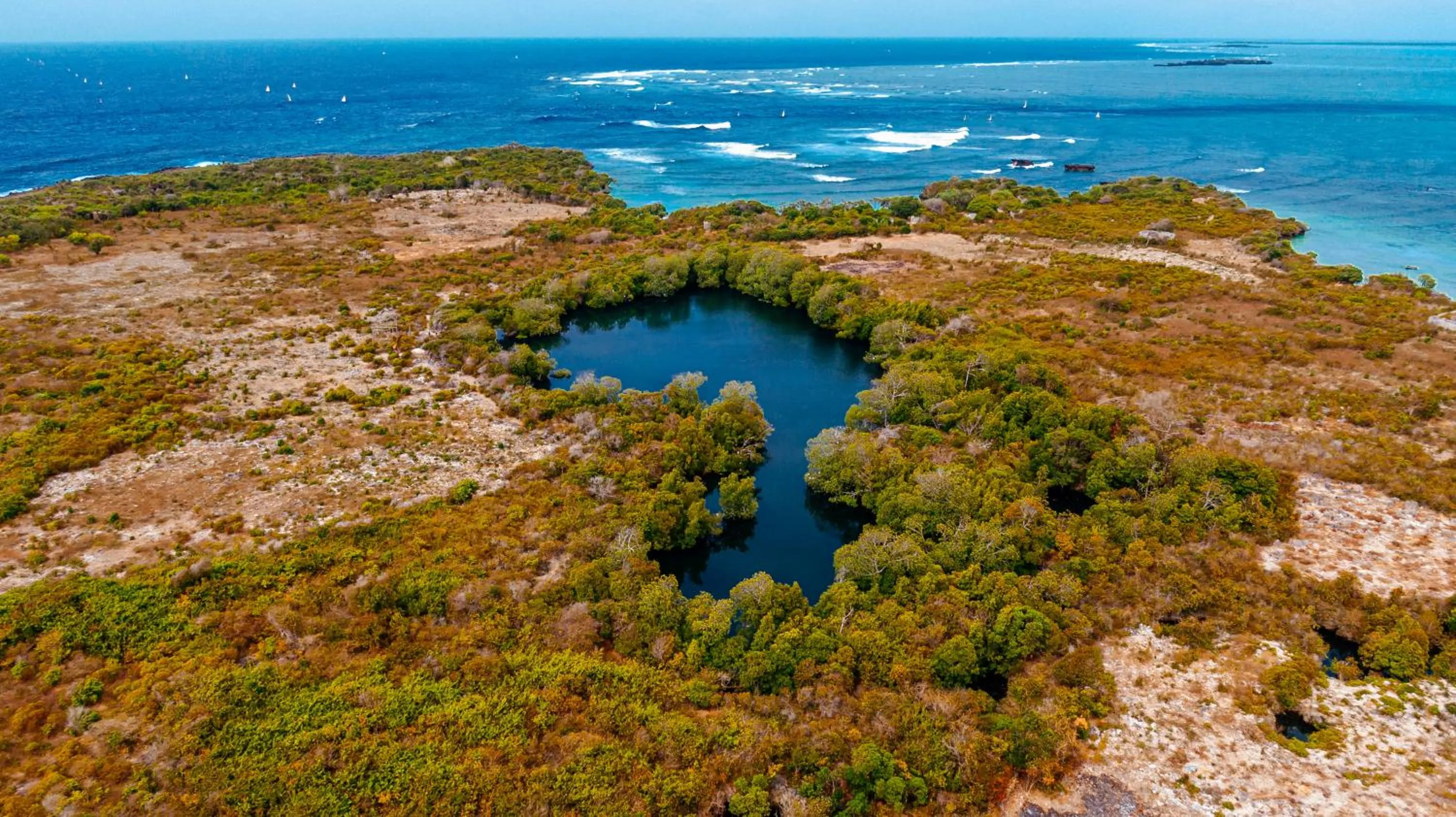 Bird's eye view in Pemba Eco Lodge