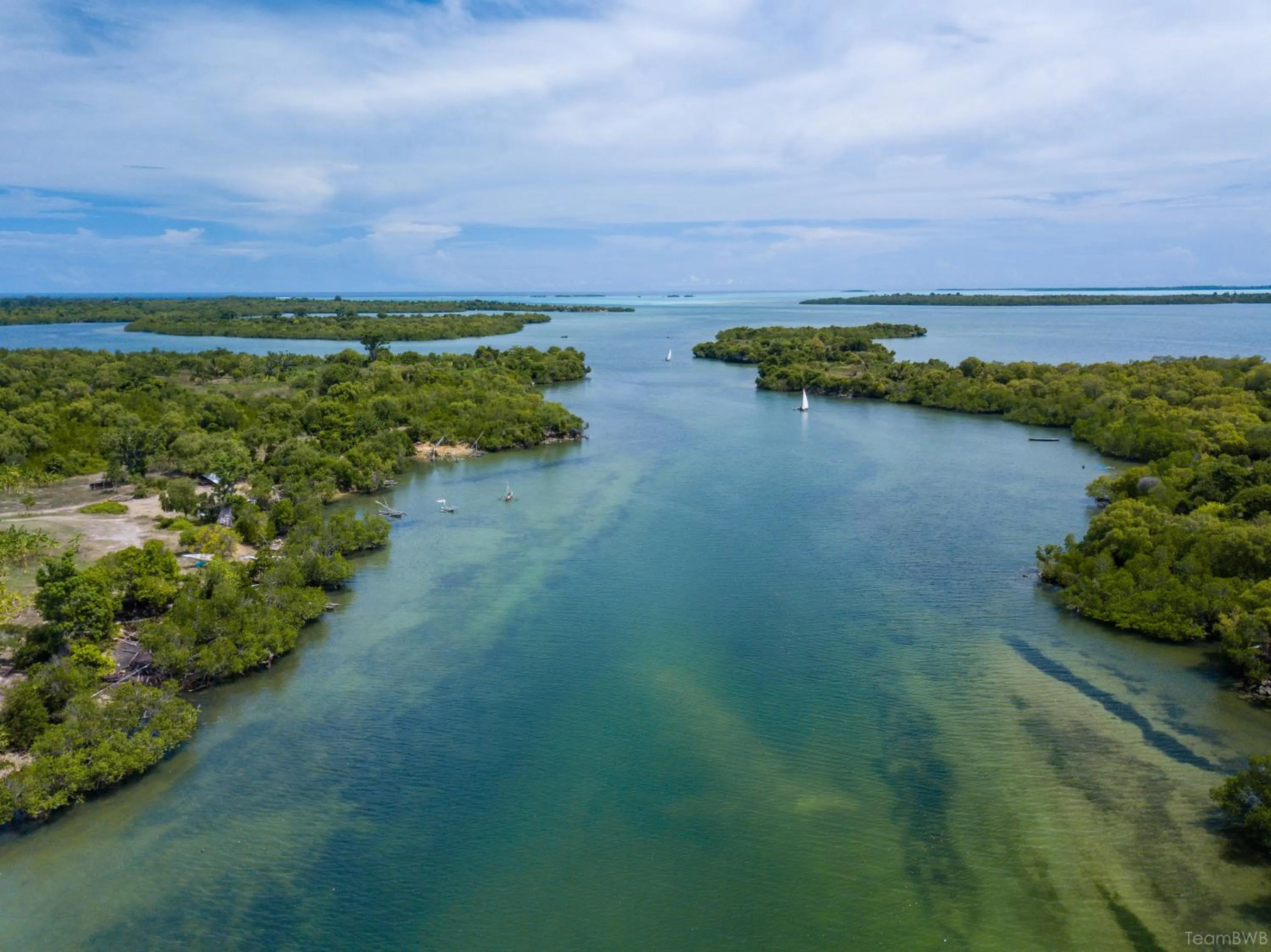 Natural landscape in Pemba Eco Lodge