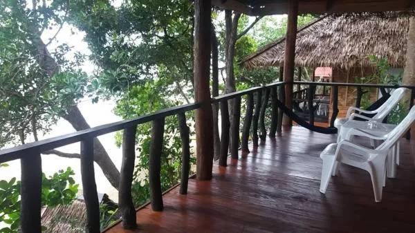 Balcony/Terrace in Jungle Hill Beach Bungalow