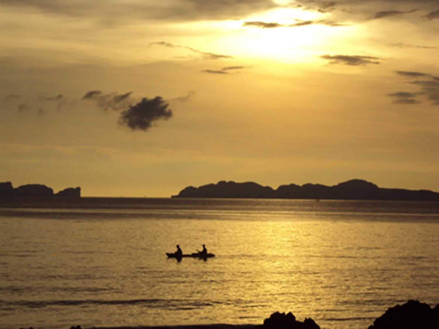 Sunset in Jungle Hill Beach Bungalow