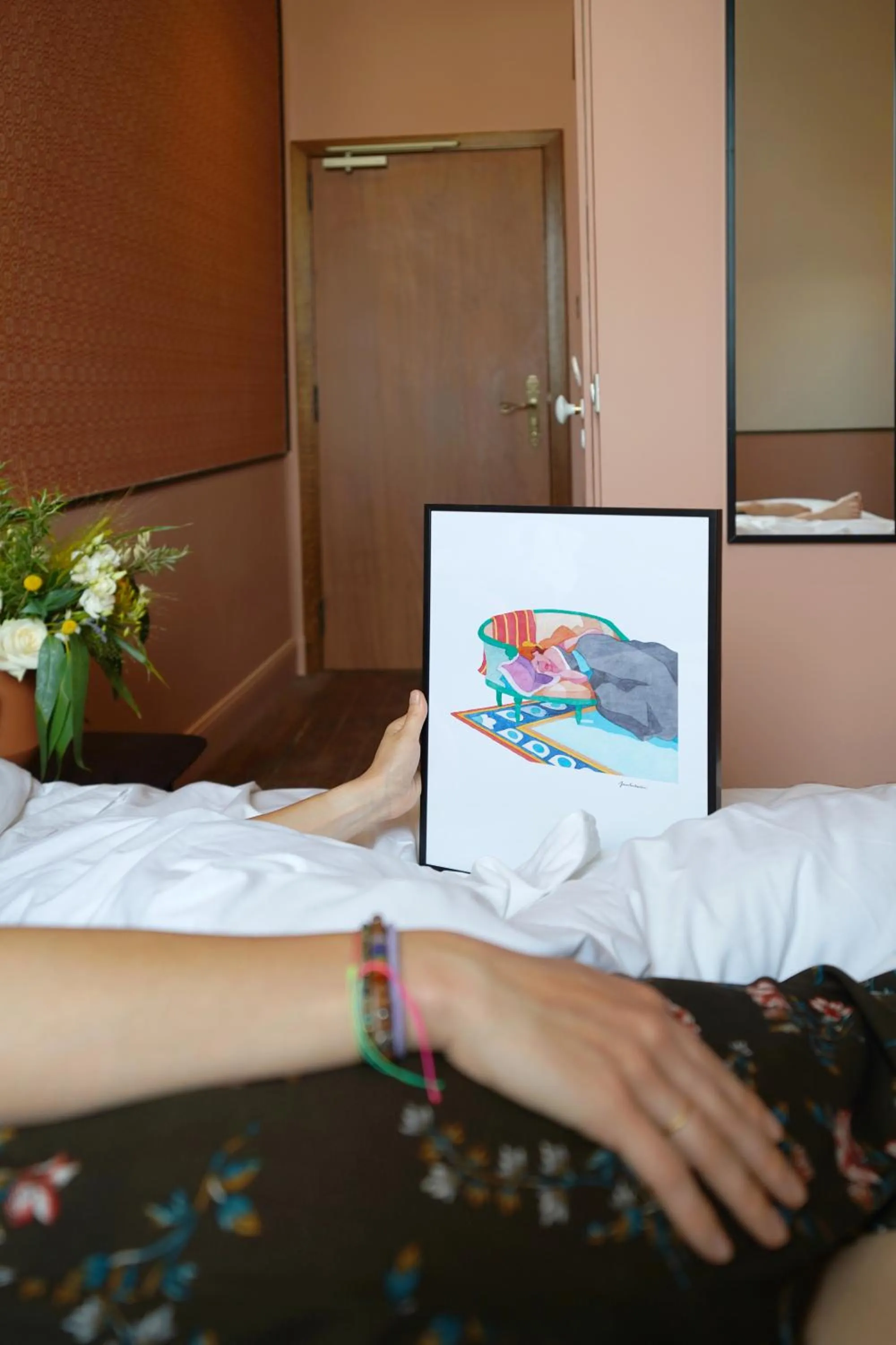 Bed in Hotel Des Prélats