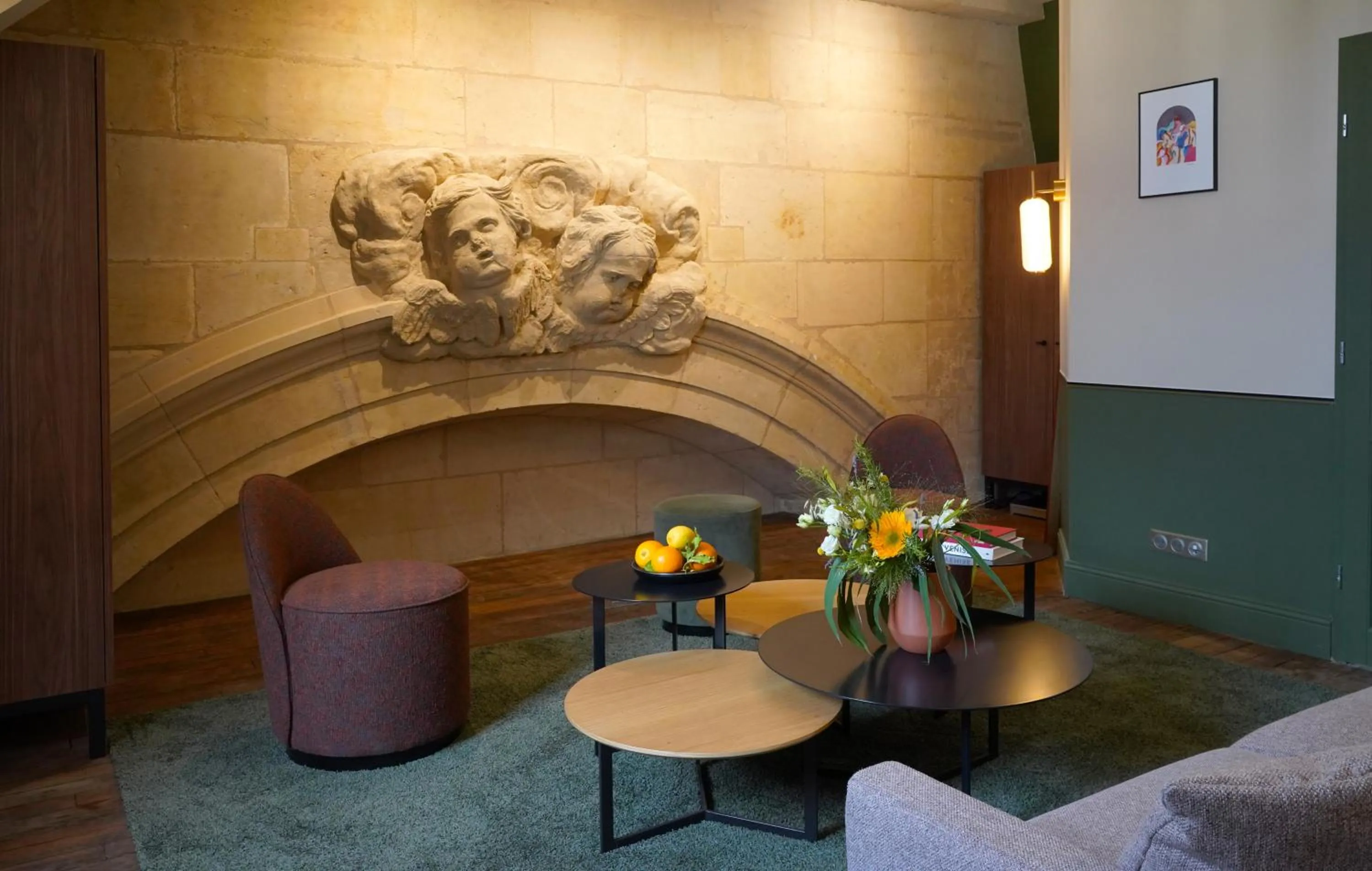 Seating Area in Hotel Des Prélats