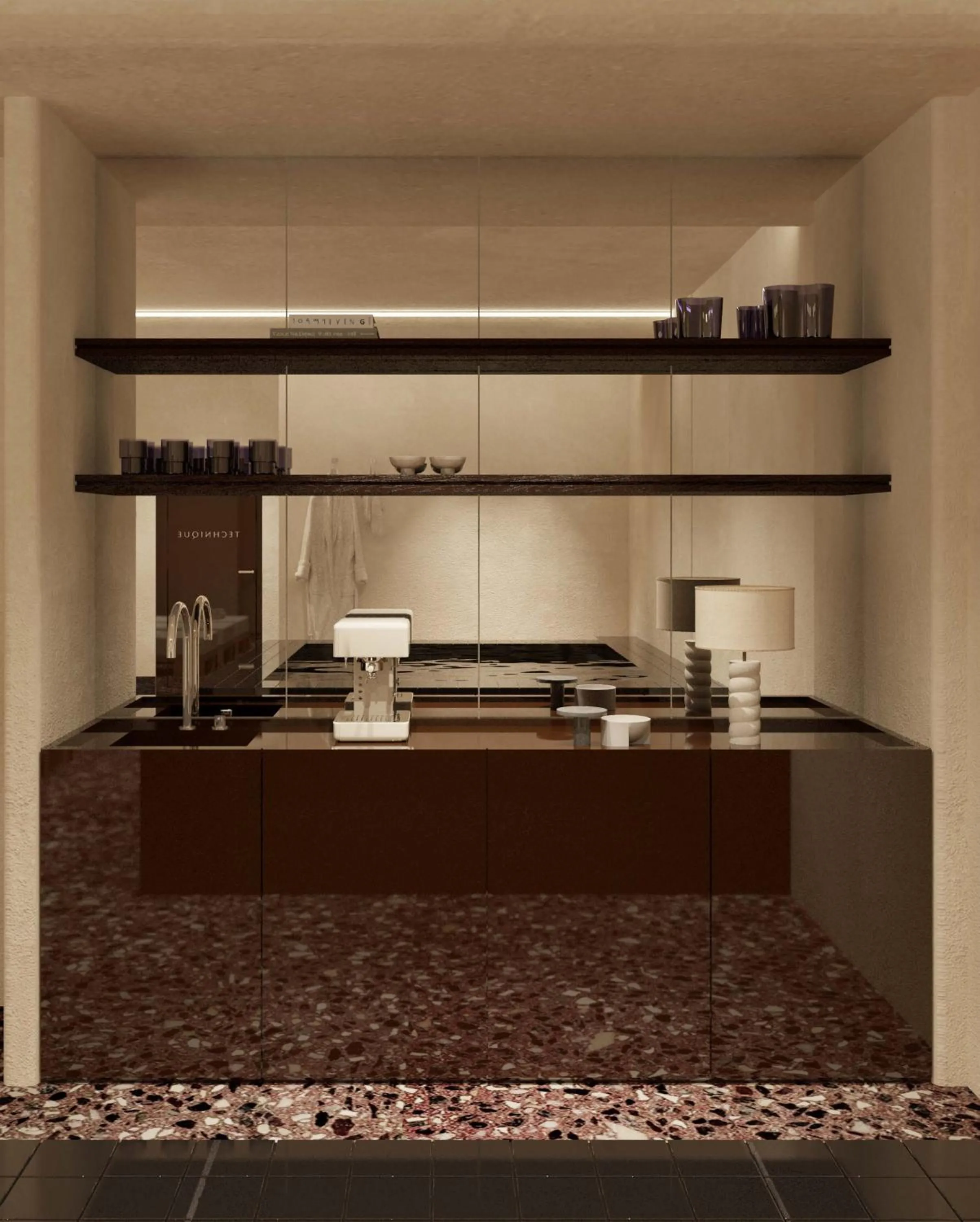 Spa and wellness centre/facilities, Kitchen/Kitchenette in Hotel Des Prélats