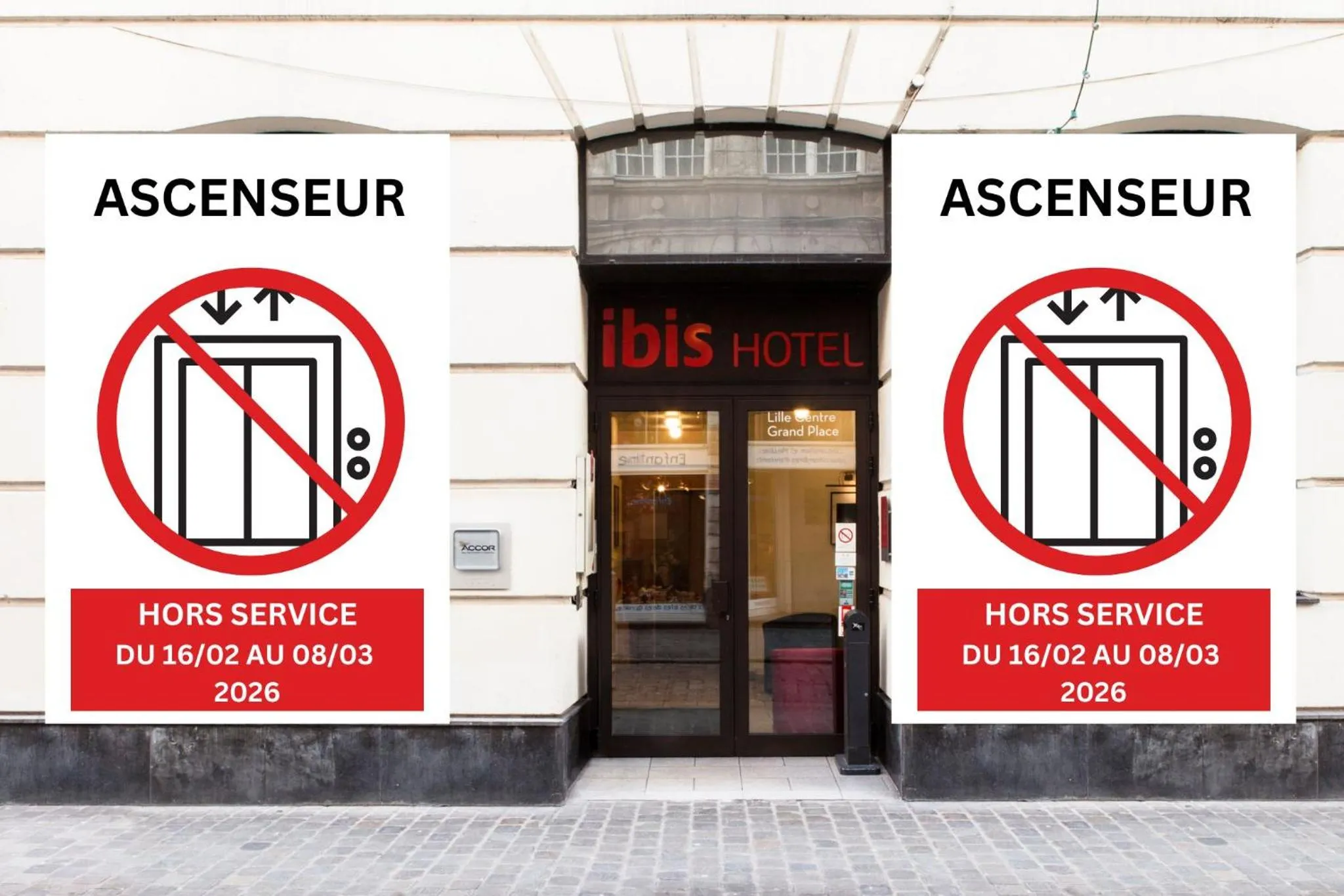 Property building in ibis Lille Centre Grand Place