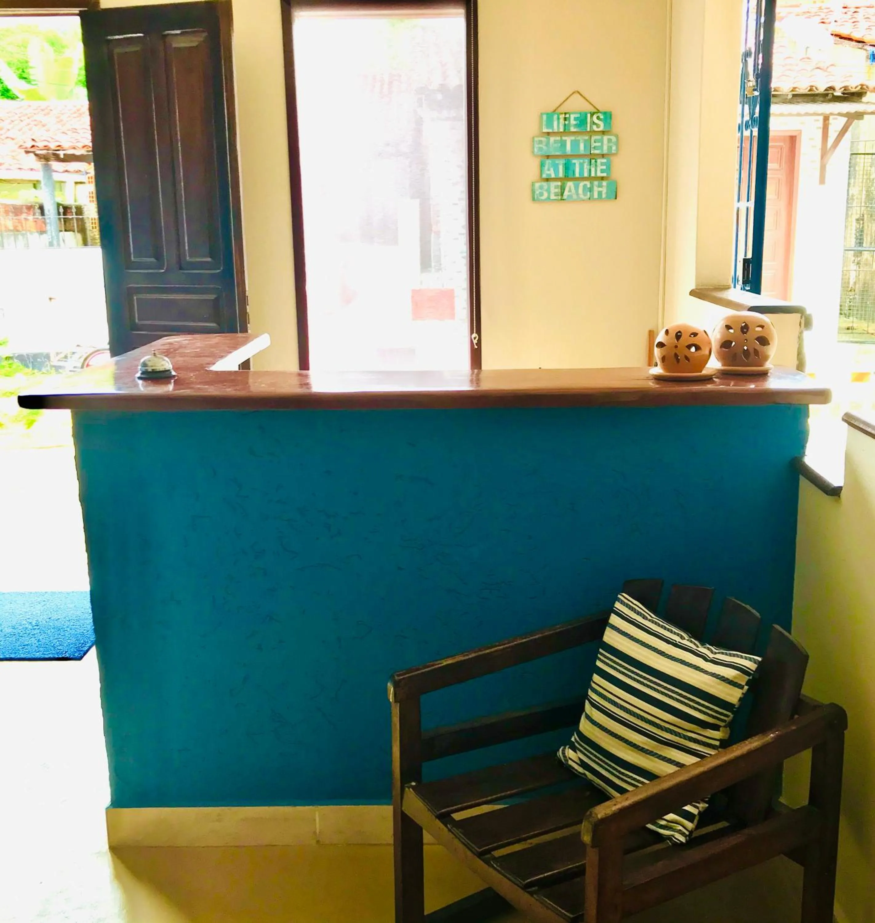 Decorative detail in Pousada Ilha do Encanto