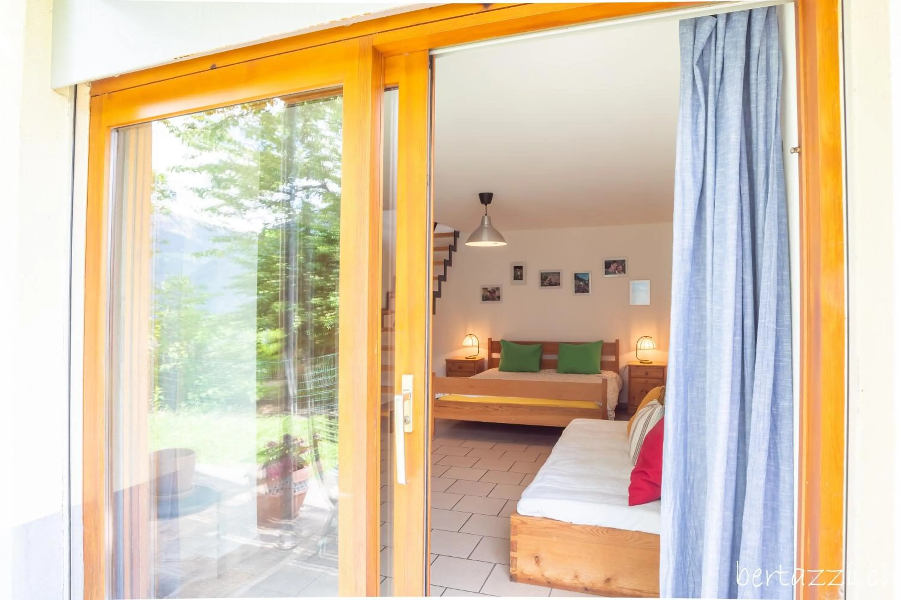 Bedroom, Bed in Appartamenti Bertazzi, Cavagnago - self check-in