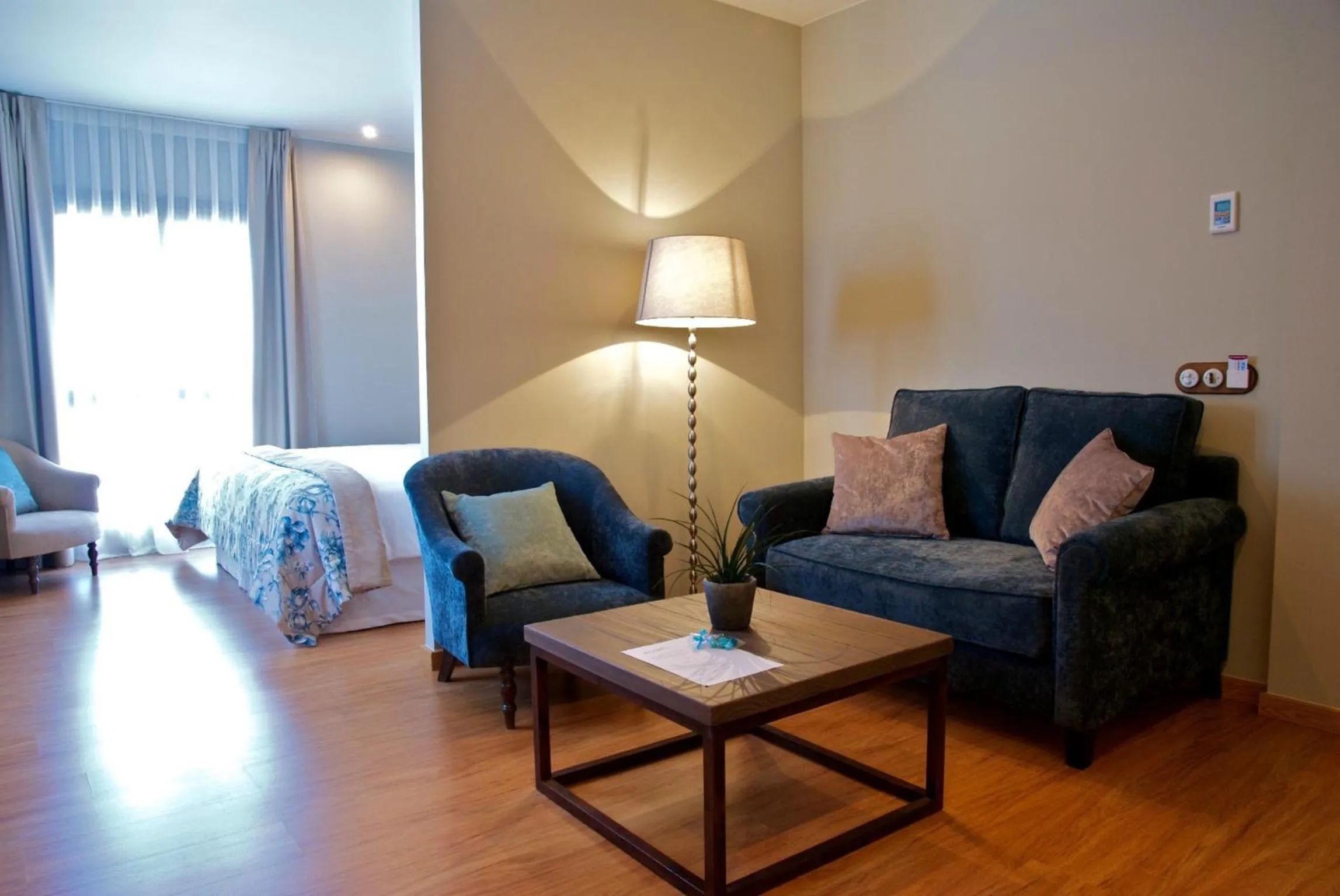 Bed in Hotel Villa Monter