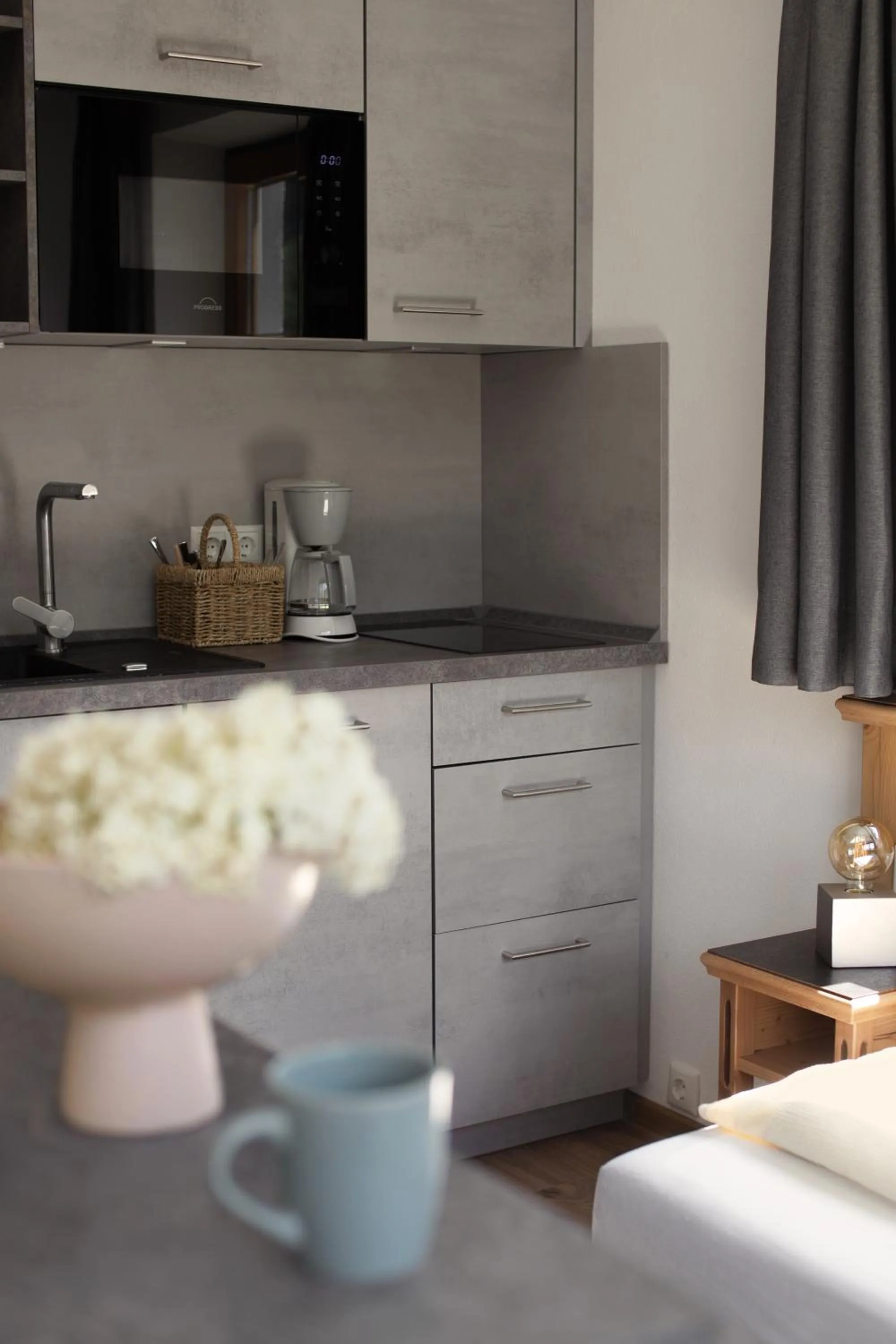 Kitchen or kitchenette in Hotel & Suites Glück Auf