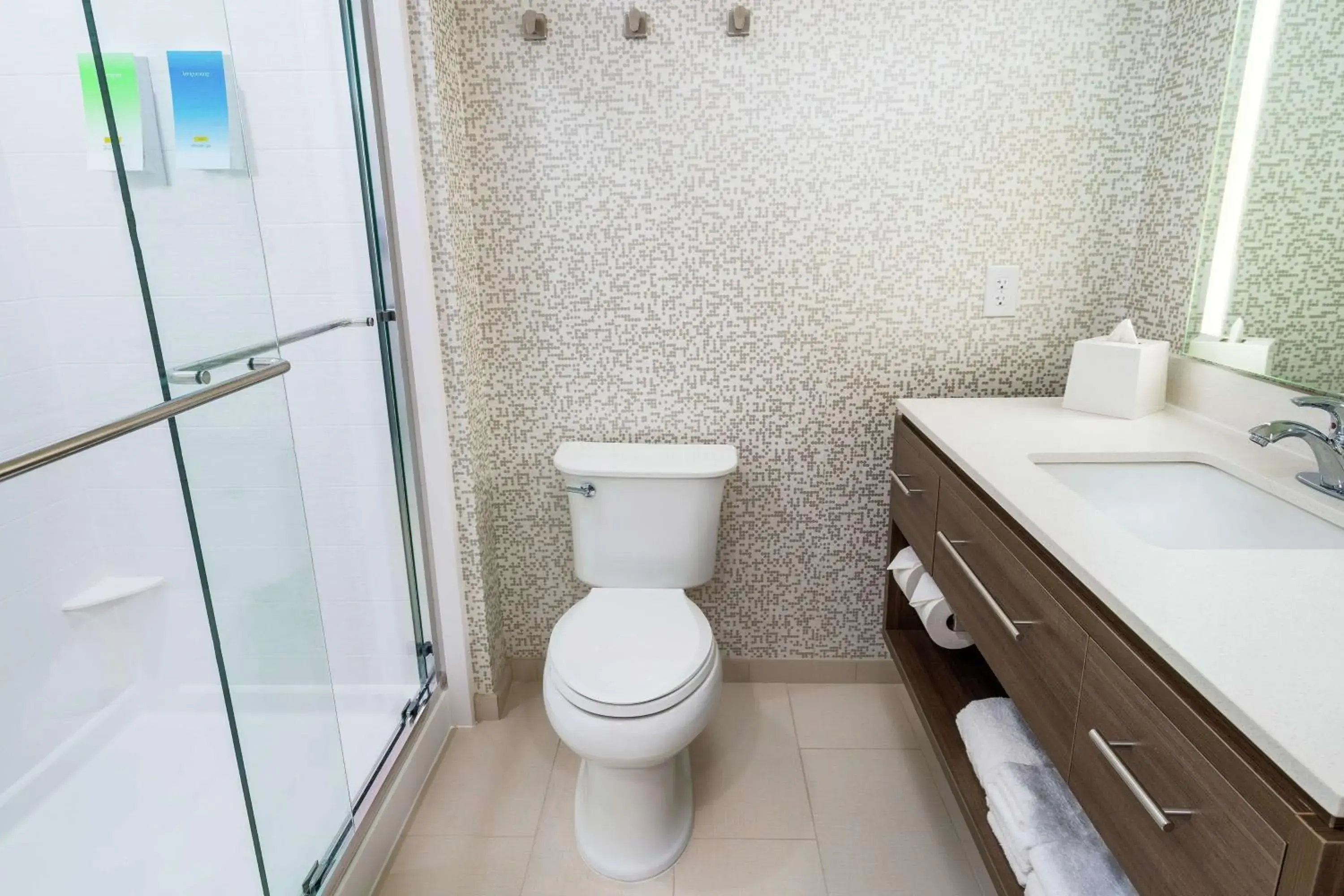 Bathroom in Home2 Suites By Hilton San Antonio At The Rim, Tx Bathroom in Home2 Suites By Hilton San Antonio At The Rim, Tx