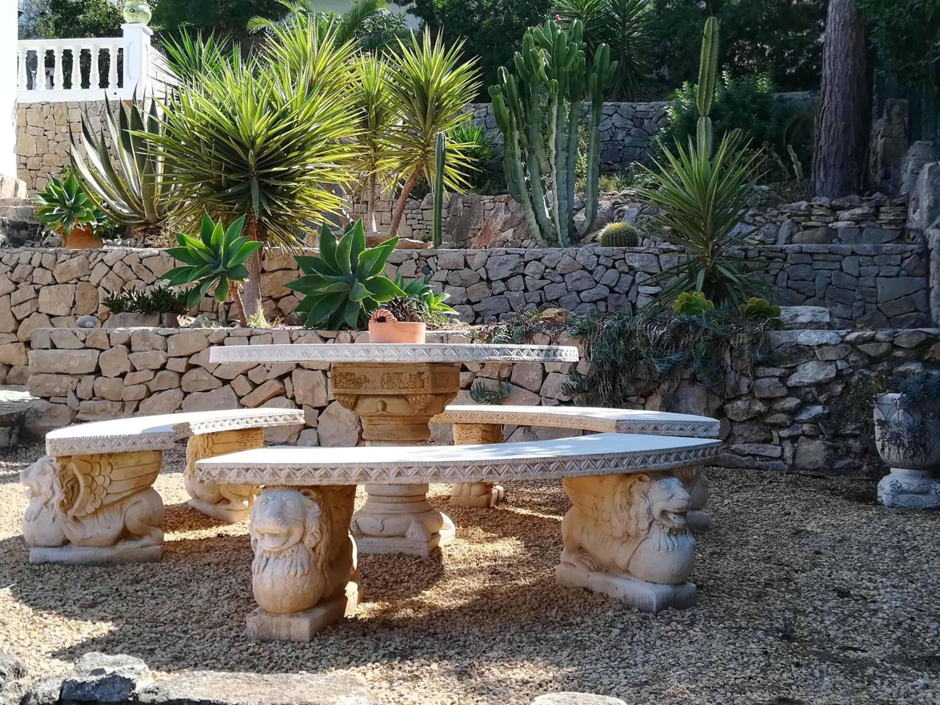 Garden in FerienwohnungMoraira